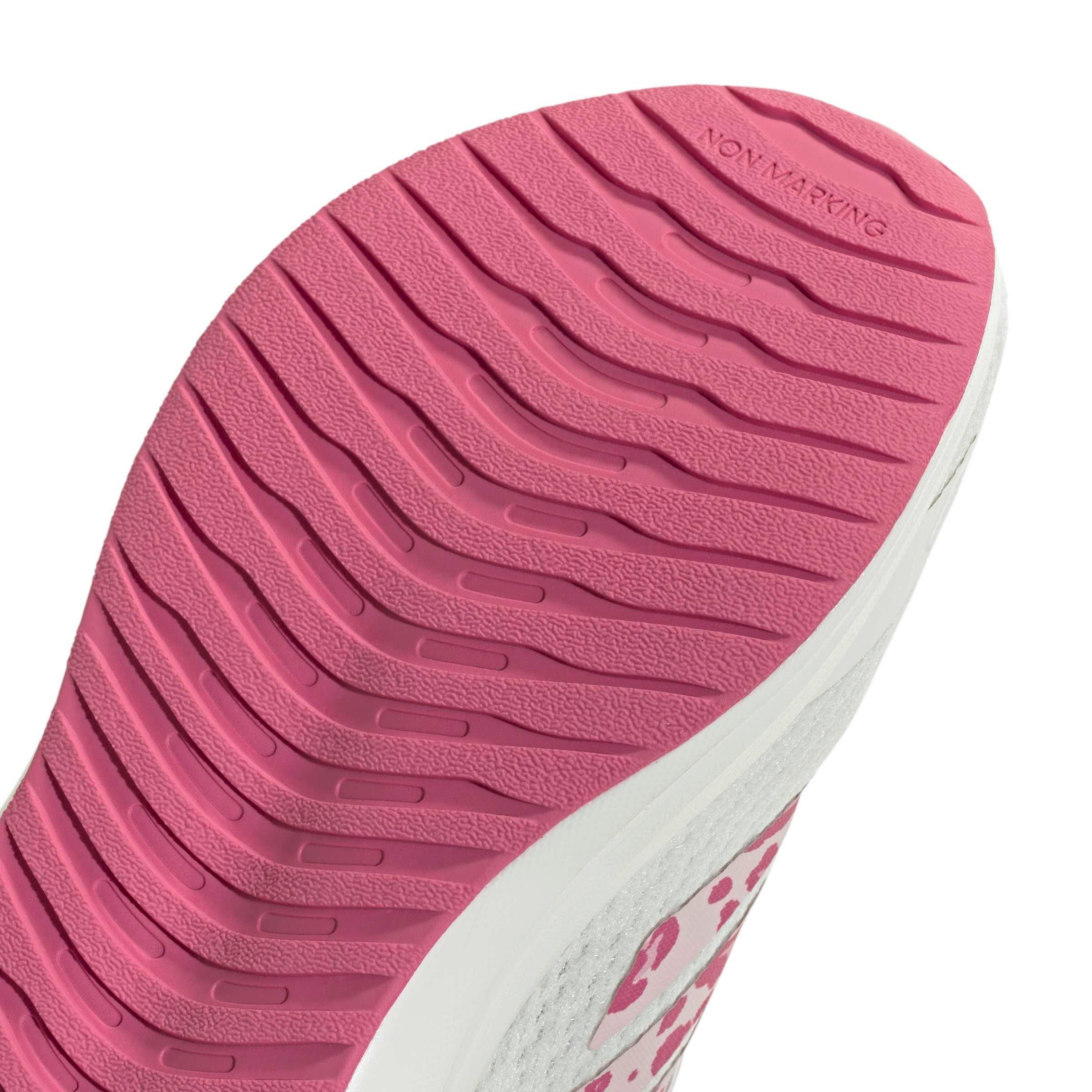 adidas Runfalcon 6 "Core White/Distilled Pink/Pink Fusion" Preschool Girls' Running Shoe - WHITE/PINK/PINK