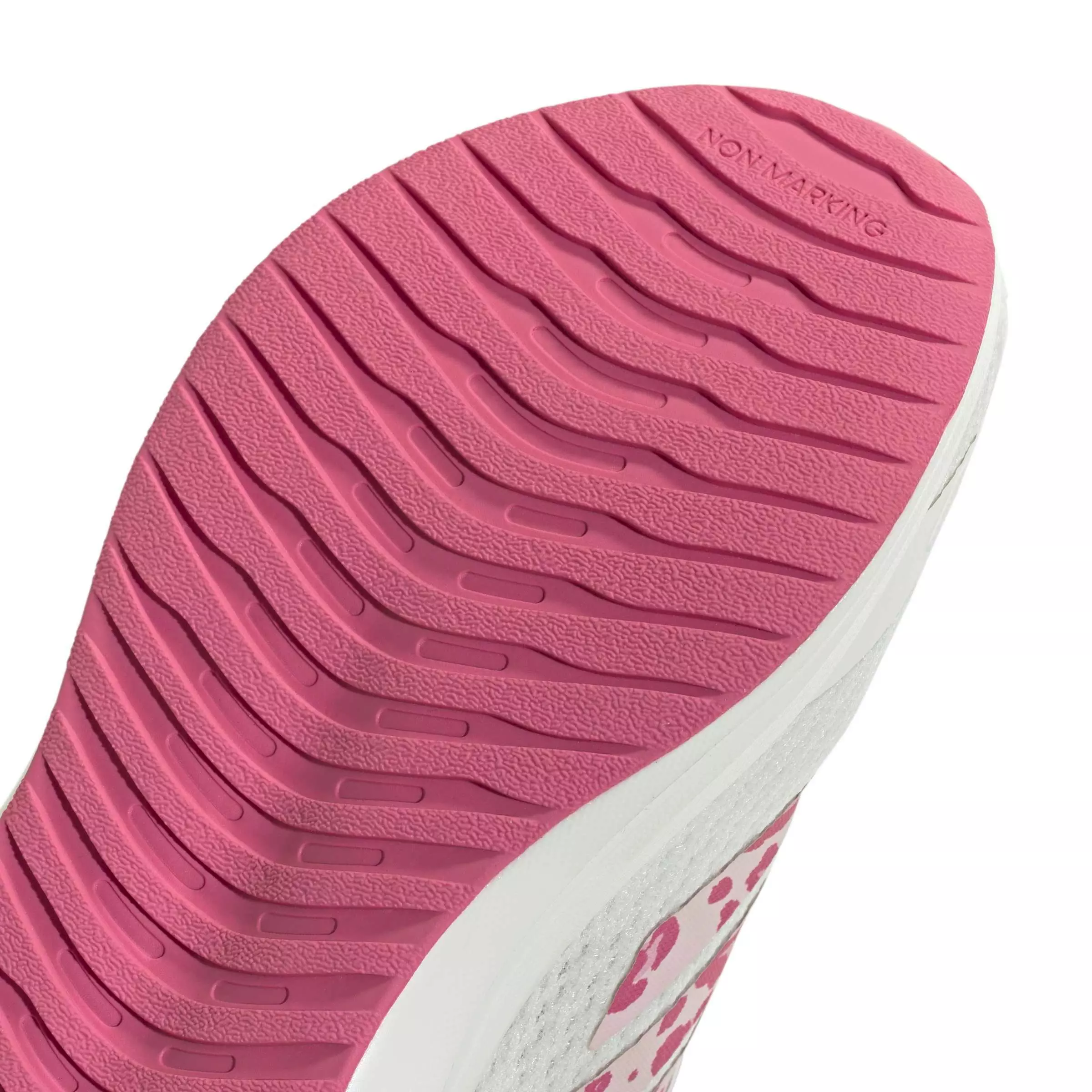 adidas Runfalcon 6 "Core White/Distilled Pink/Pink Fusion" Preschool Girls' Running Shoe - WHITE/PINK/PINK