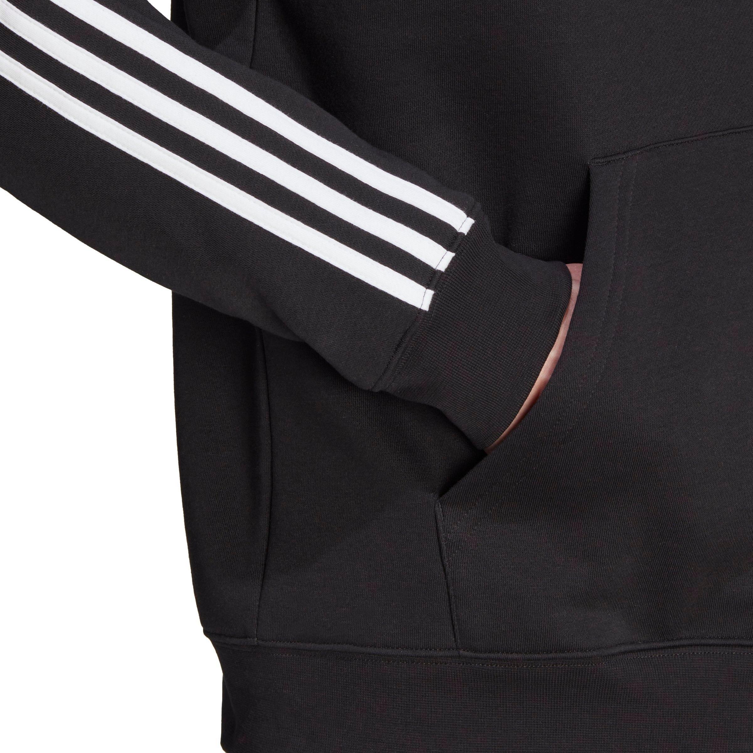 adidas Originals Men's Adicolor Classics 3-Stripes Hoodie-Black - BLACK Thumbnail View 4