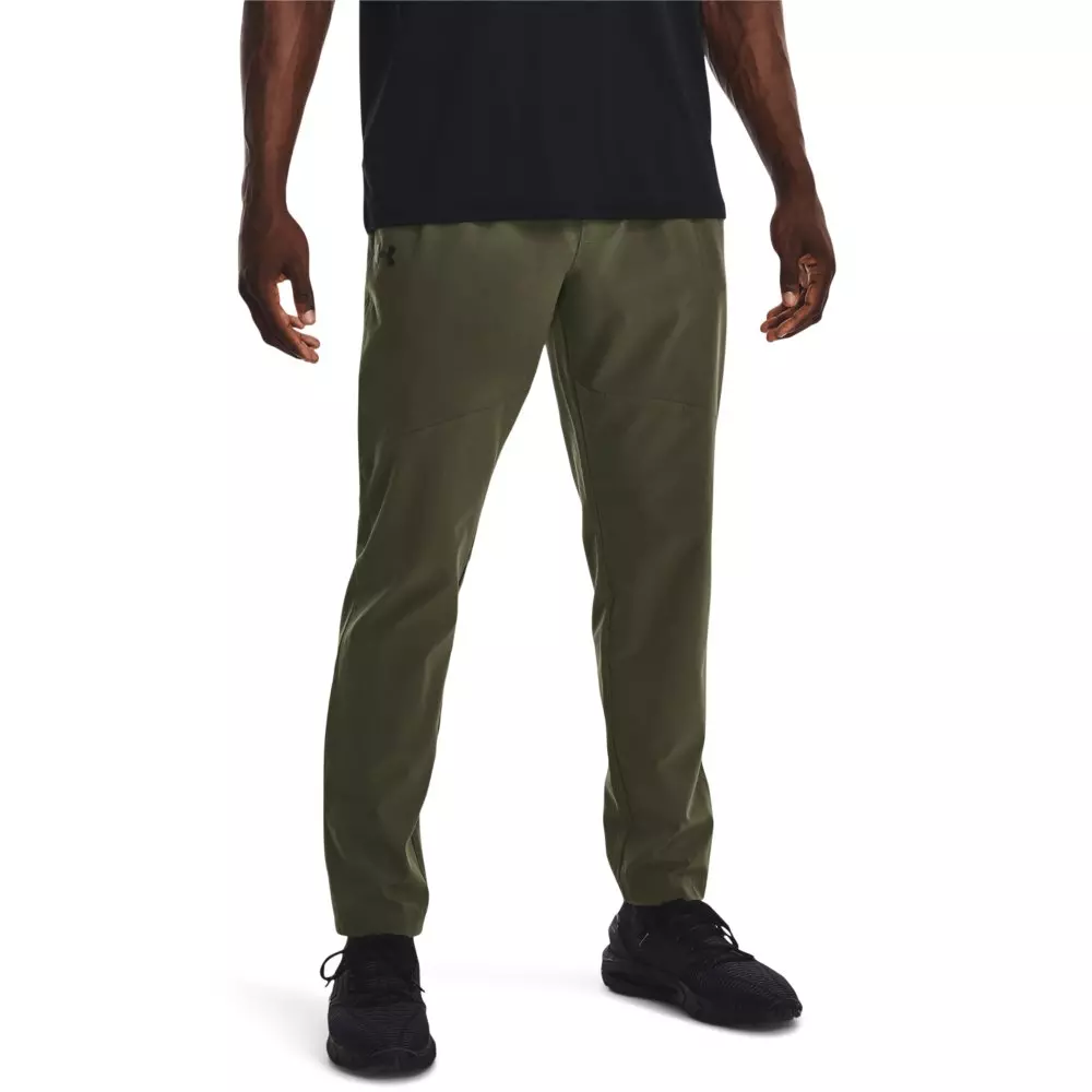 Under Armour Men's Stretch Pants - GREEN/BLACK