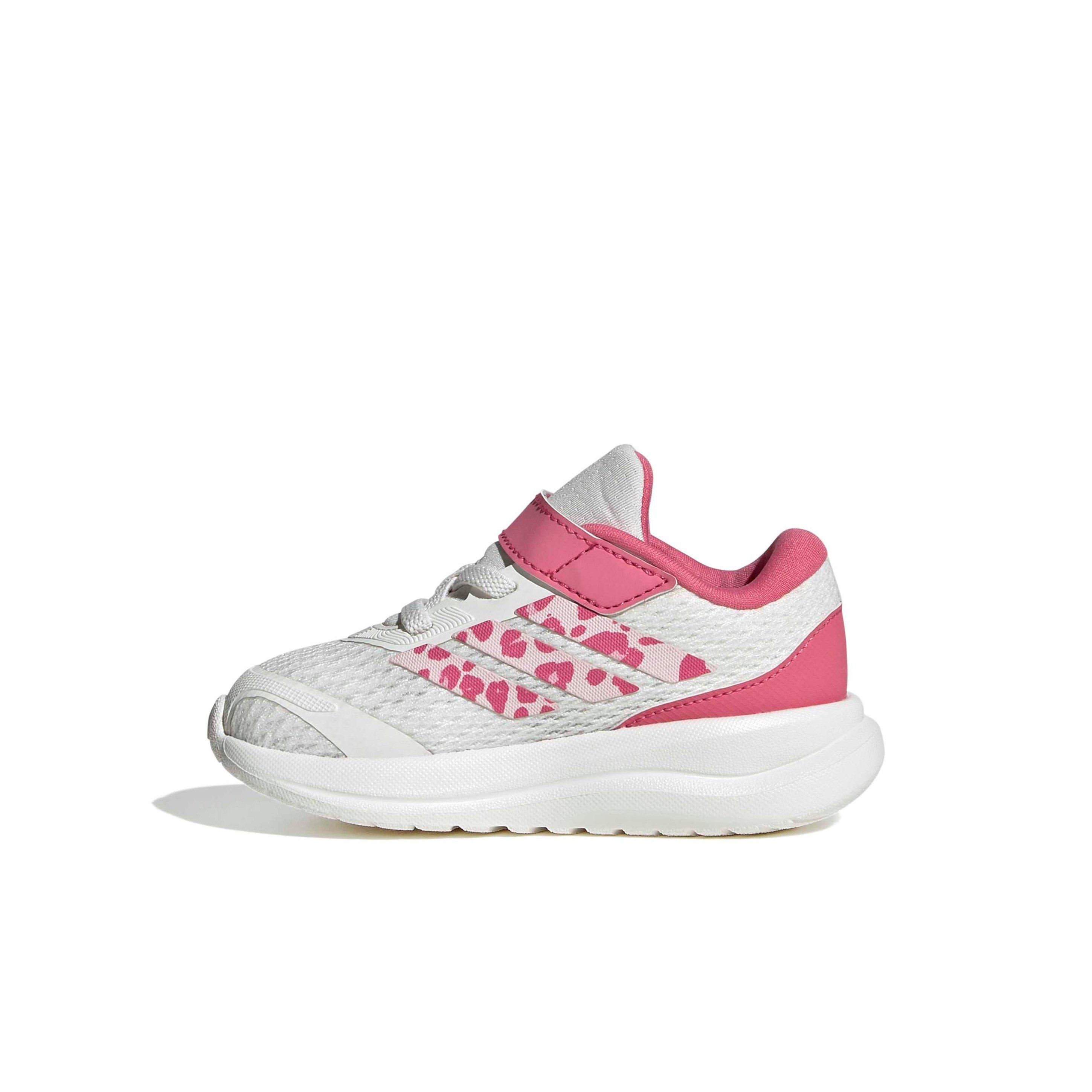 adidas Runfalcon 6 "Core White/Distilled Pink/Pink Fusion" Infant Girls' Running Shoe - WHITE/PINK/PINK