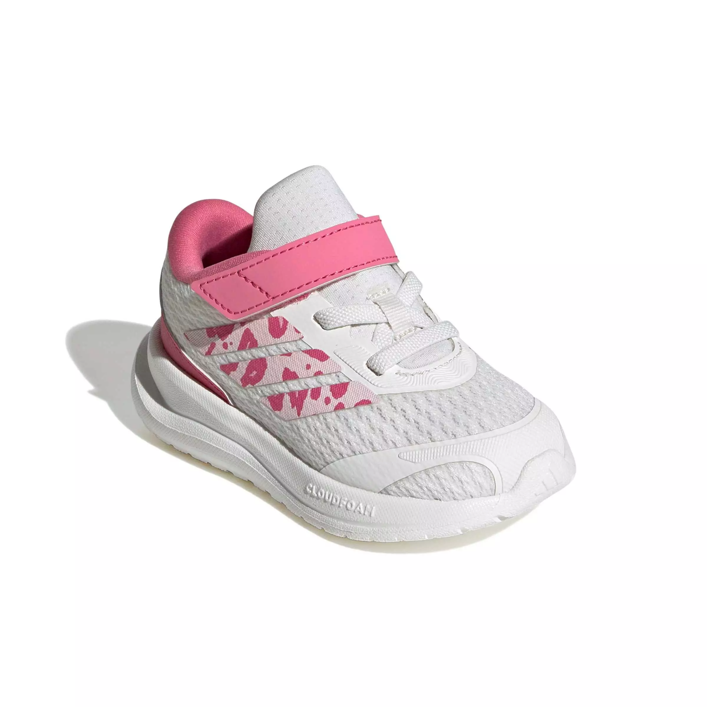adidas Runfalcon 6 "Core White/Distilled Pink/Pink Fusion" Infant Girls' Running Shoe - WHITE/PINK/PINK