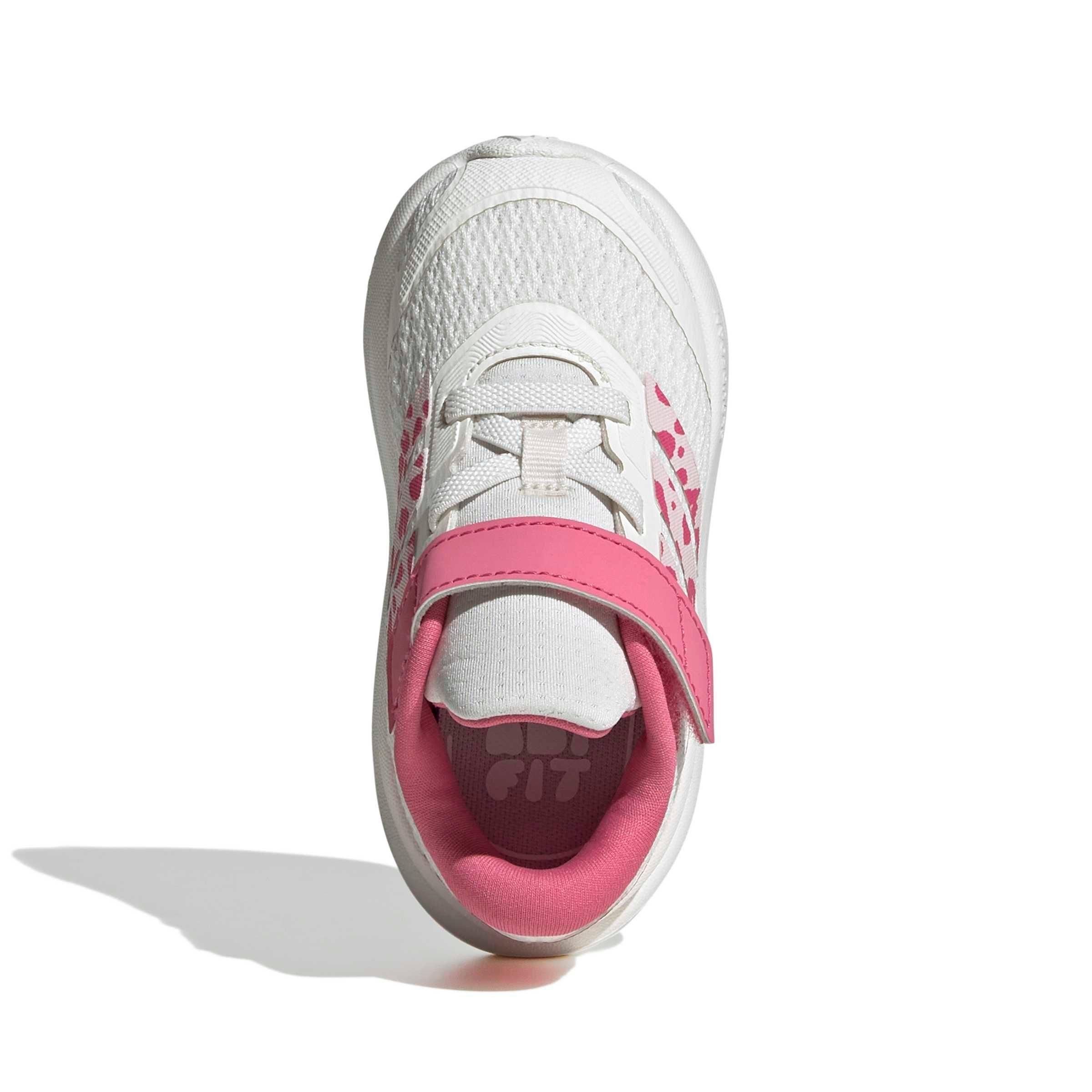adidas Runfalcon 6 "Core White/Distilled Pink/Pink Fusion" Infant Girls' Running Shoe - WHITE/PINK/PINK
