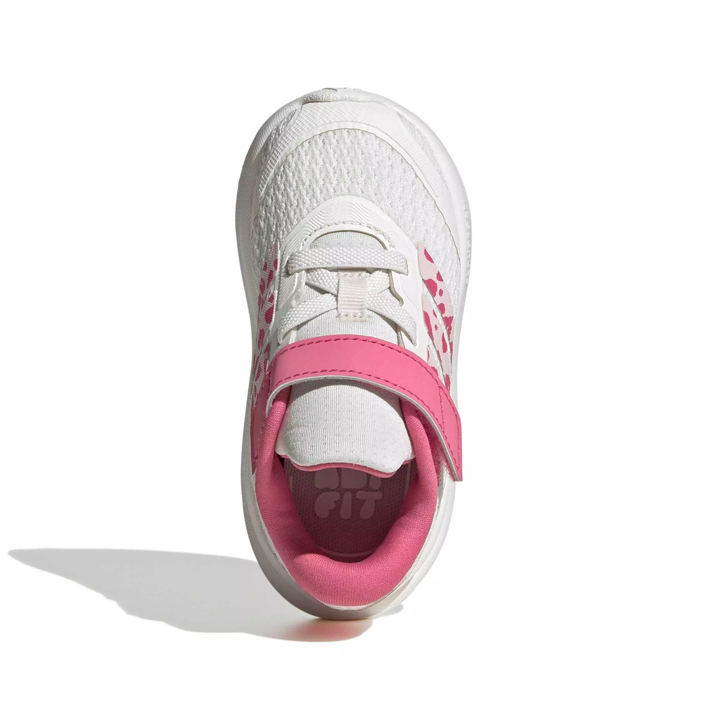 adidas Runfalcon 6 "Core White/Distilled Pink/Pink Fusion" Infant Girls' Running Shoe - WHITE/PINK/PINK