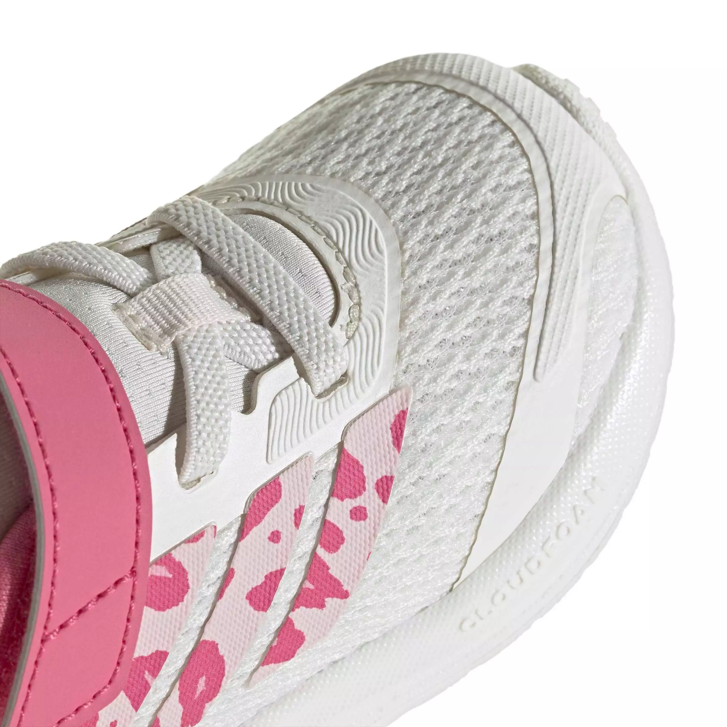 adidas Runfalcon 6 "Core White/Distilled Pink/Pink Fusion" Infant Girls' Running Shoe - WHITE/PINK/PINK