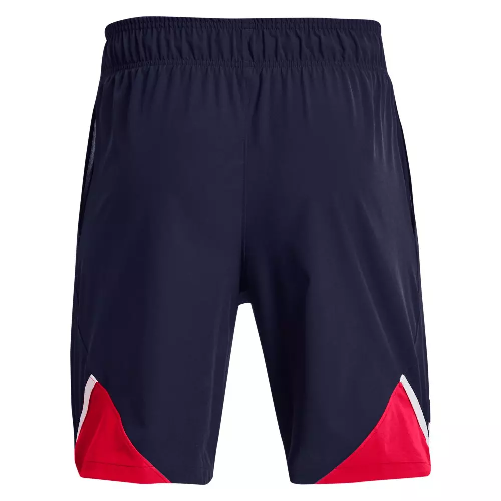 Under Armour Men's Yard Baseball Shorts - NAVY/RED