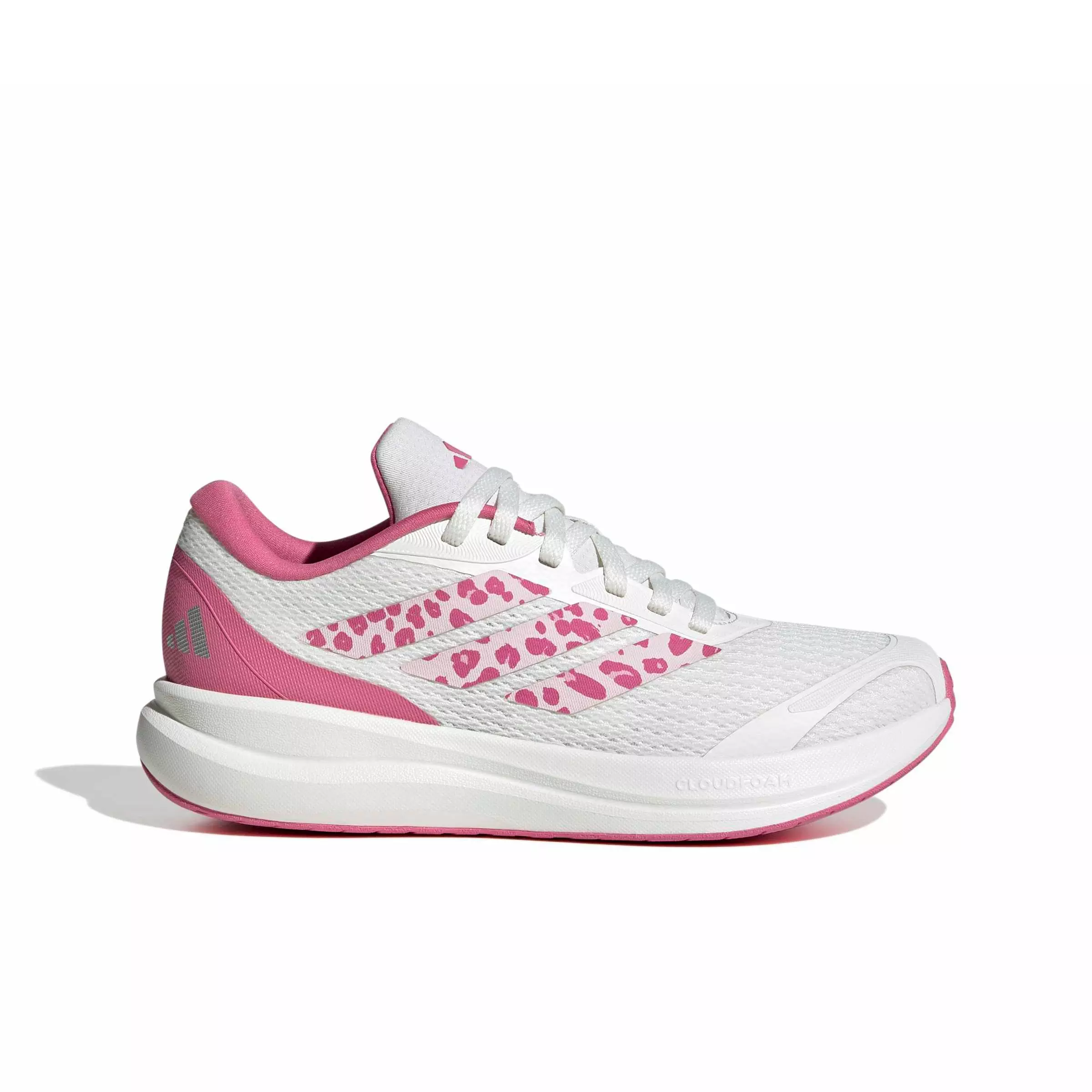 adidas Runfalcon 6 "Core White/Distilled Pink/Pink Fusion" Grade School Girls' Running Shoe - WHITE/PINK/PINK