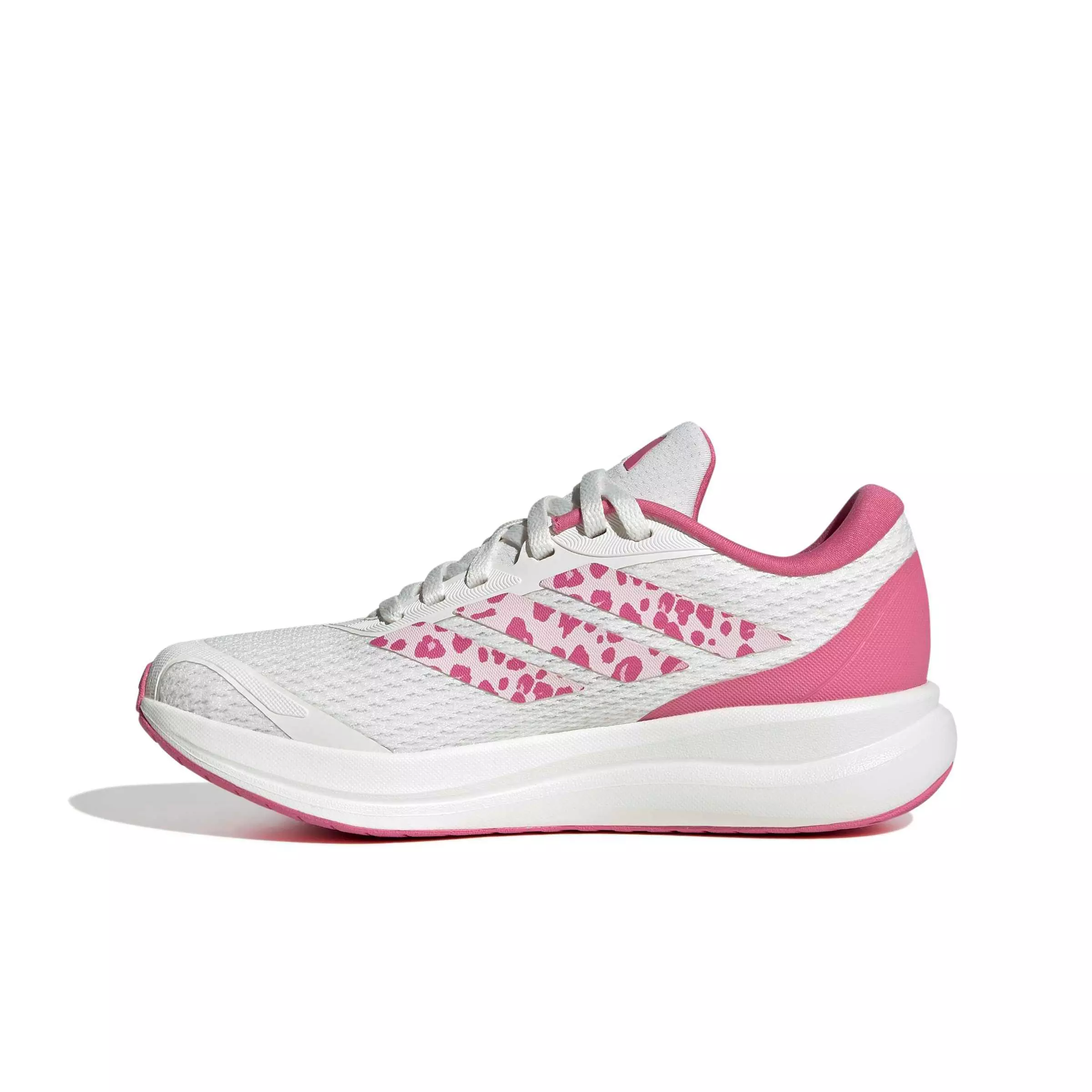 adidas Runfalcon 6 "Core White/Distilled Pink/Pink Fusion" Grade School Girls' Running Shoe - WHITE/PINK/PINK