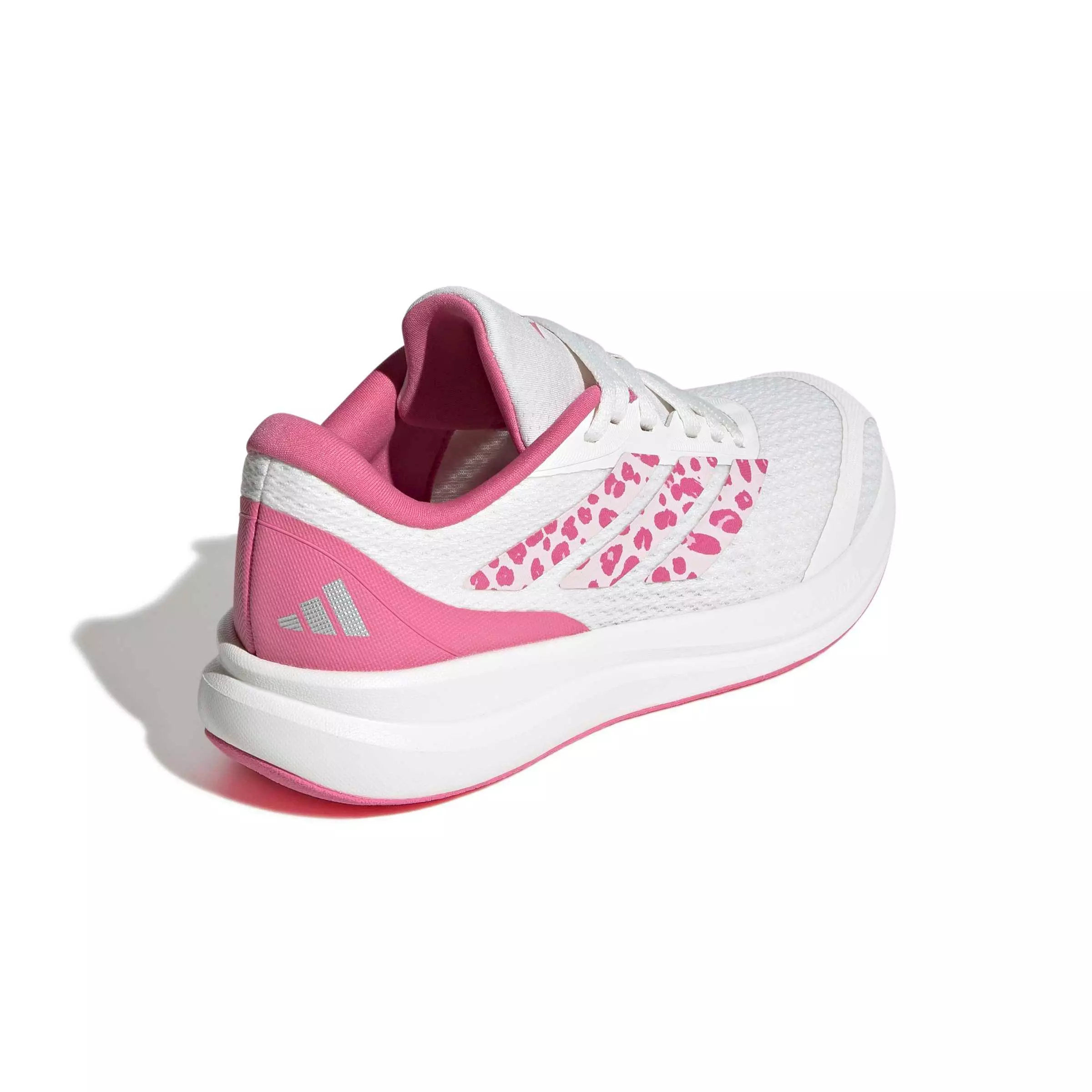 adidas Runfalcon 6 "Core White/Distilled Pink/Pink Fusion" Grade School Girls' Running Shoe - WHITE/PINK/PINK