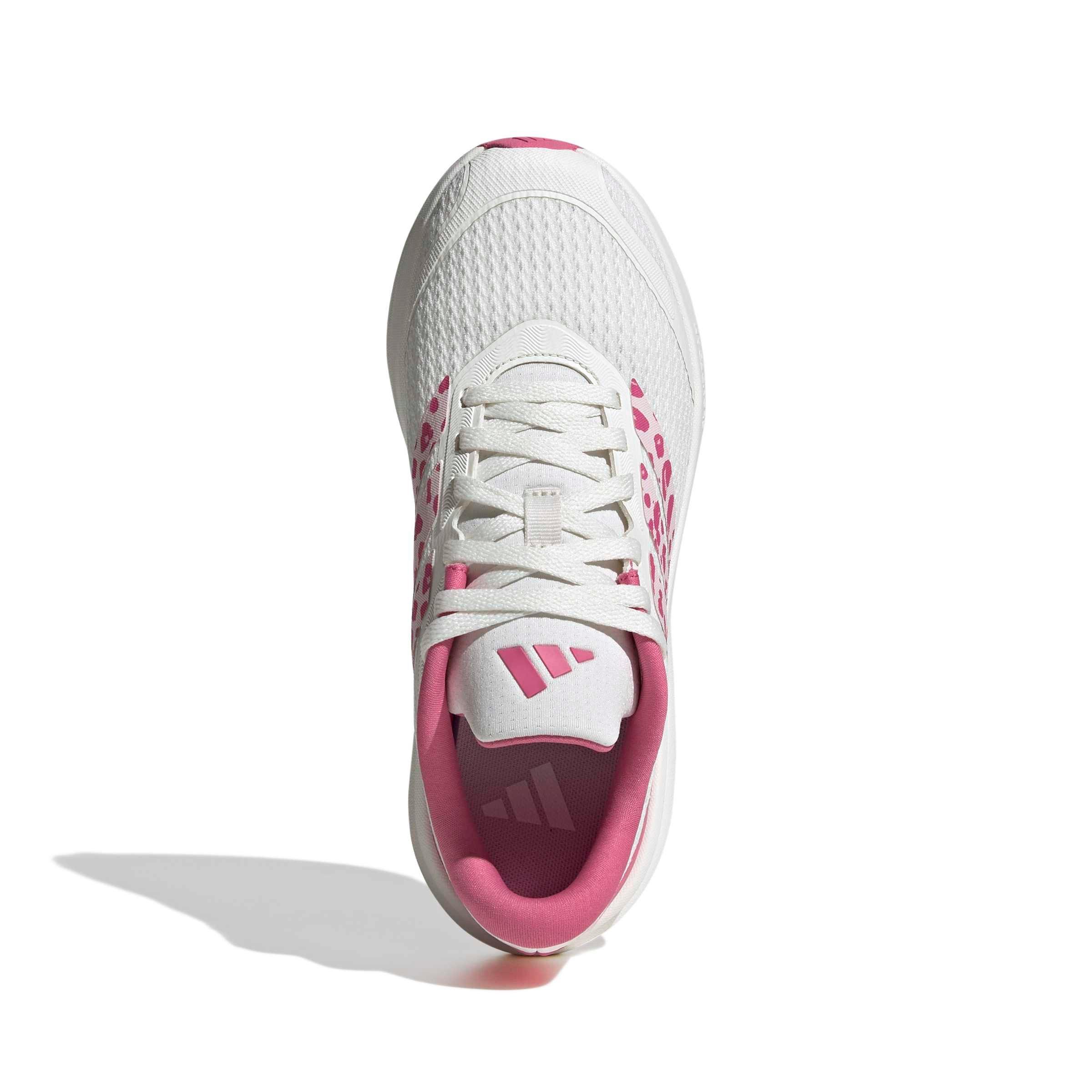 adidas Runfalcon 6 "Core White/Distilled Pink/Pink Fusion" Grade School Girls' Running Shoe - WHITE/PINK/PINK