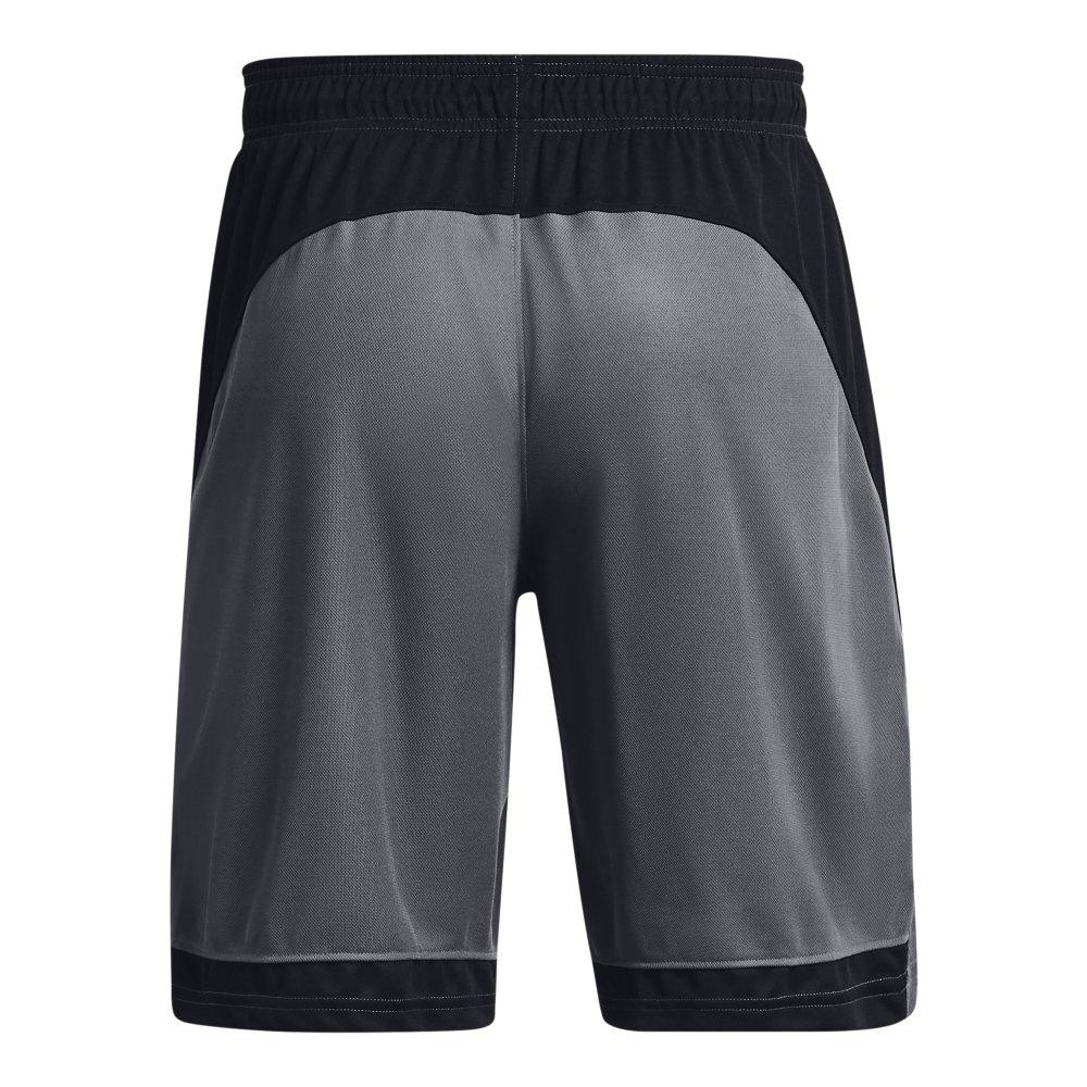 Under Armour Men's Baseline 10 Shorts -Grey/Black - Hibbett