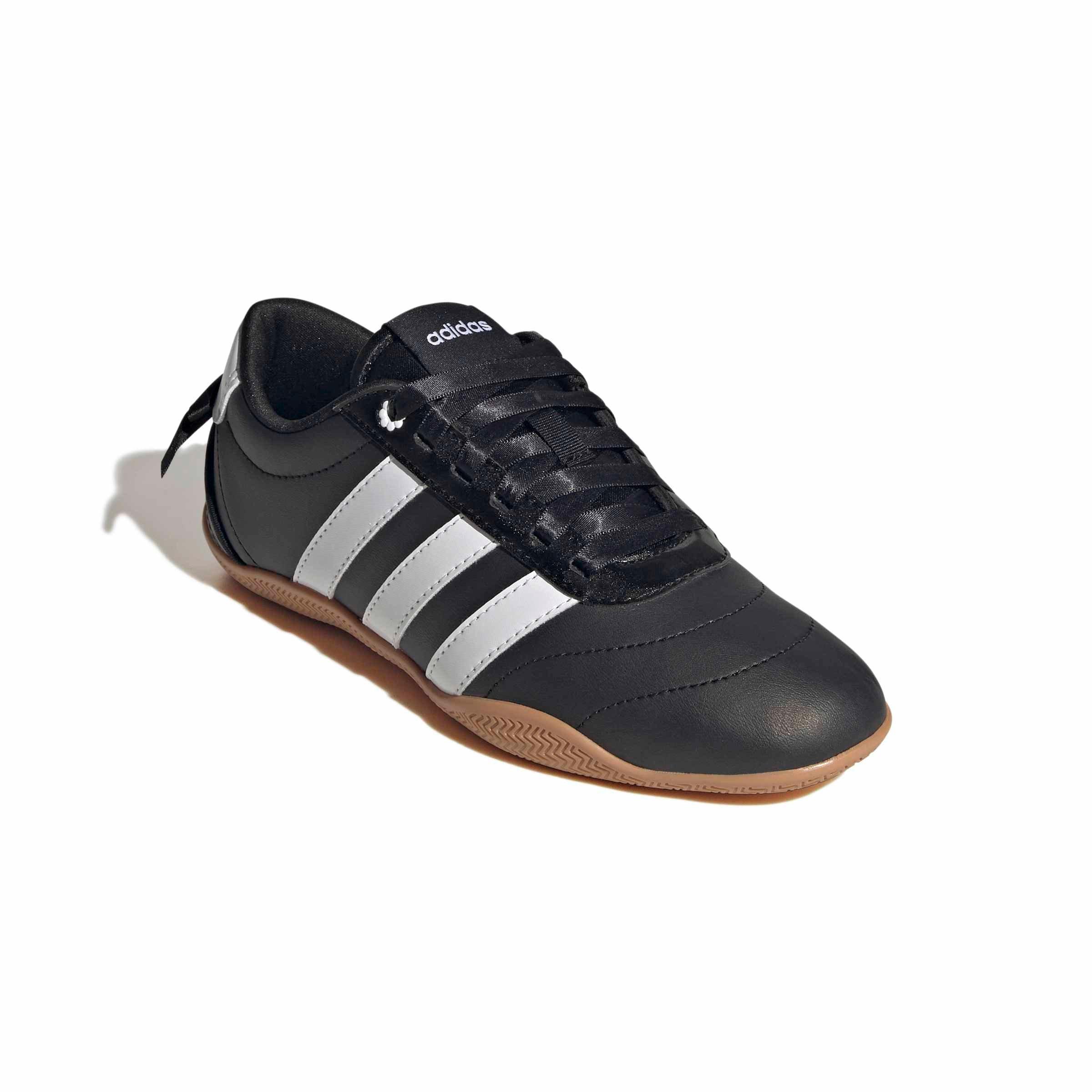 adidas Grand Court Lo "Core Black/Ftwr White/Hi-Res Yellow" Grade School Boys' Shoe - BLACK/WHITE/YELLOW
