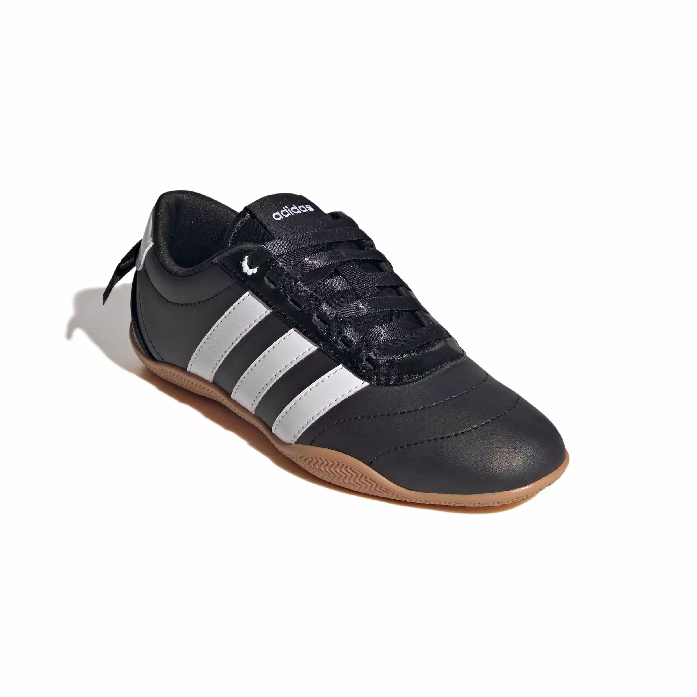 adidas Grand Court Lo "Core Black/Ftwr White/Hi-Res Yellow" Grade School Boys' Shoe - BLACK/WHITE/YELLOW