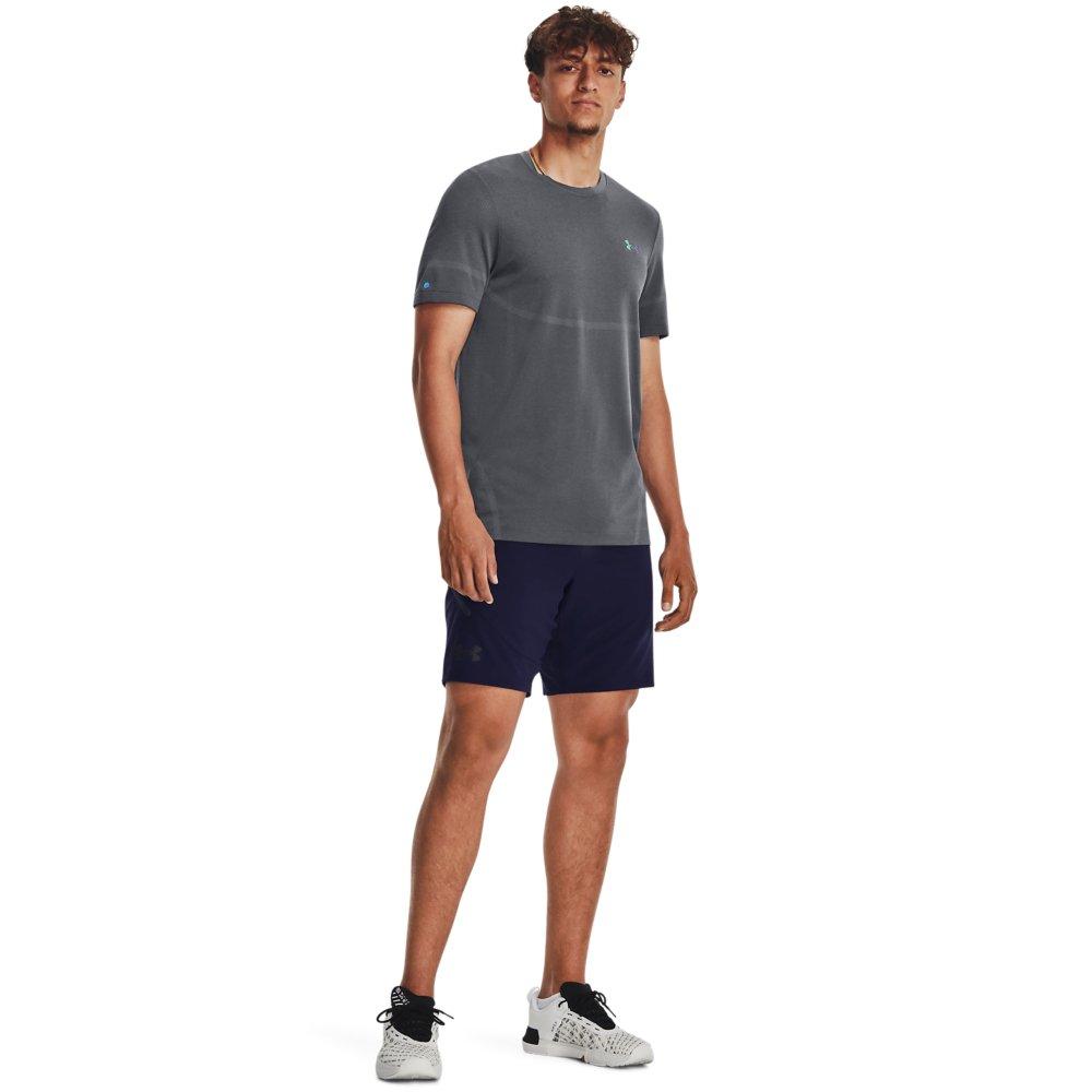 Under Armour Men's Unstoppable Shorts - NAVY Thumbnail View 3