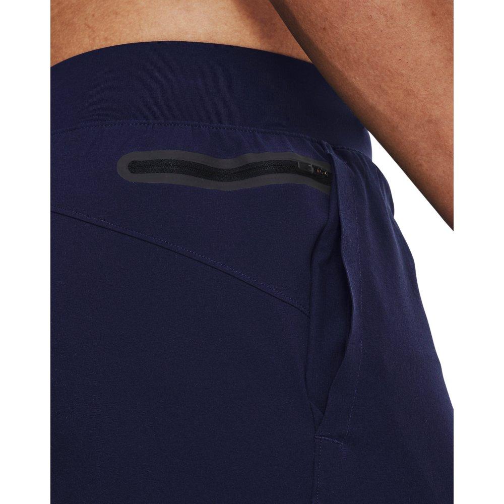 Under Armour Men's Unstoppable Shorts - NAVY Thumbnail View 4