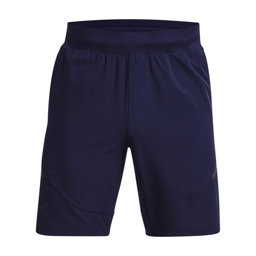 Under Armour Men's Unstoppable Shorts - NAVY Thumbnail View 6