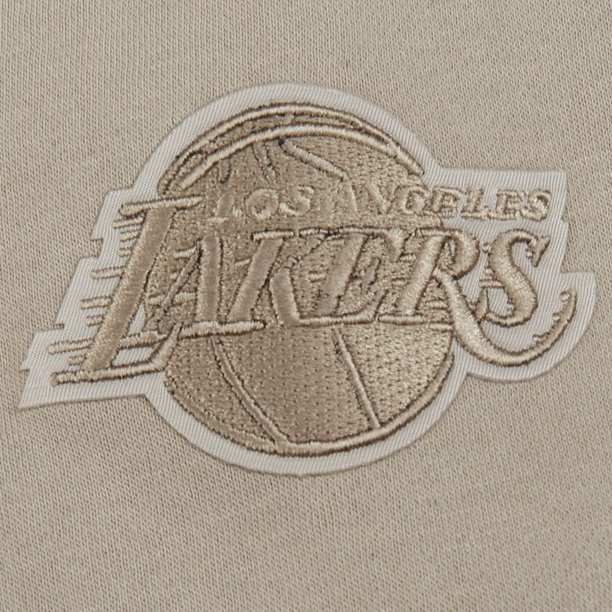 Pro Standard Big Girls' NBA Los Angeles Lakers Neutral Fleece Sweatshirt - Stone - STONE