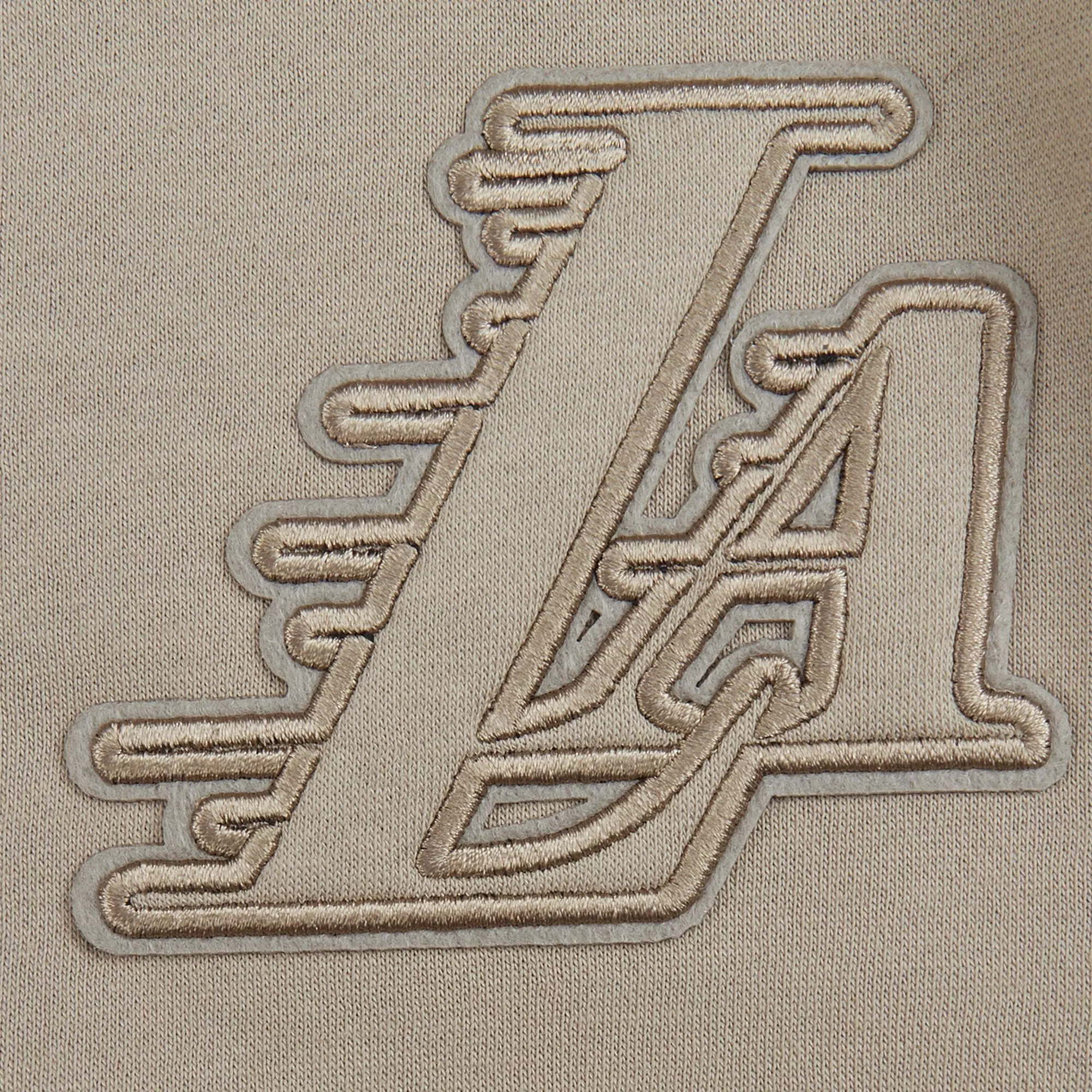 Pro Standard Big Girls' NBA Los Angeles Lakers Neutral Fleece Sweatshirt - Stone - STONE