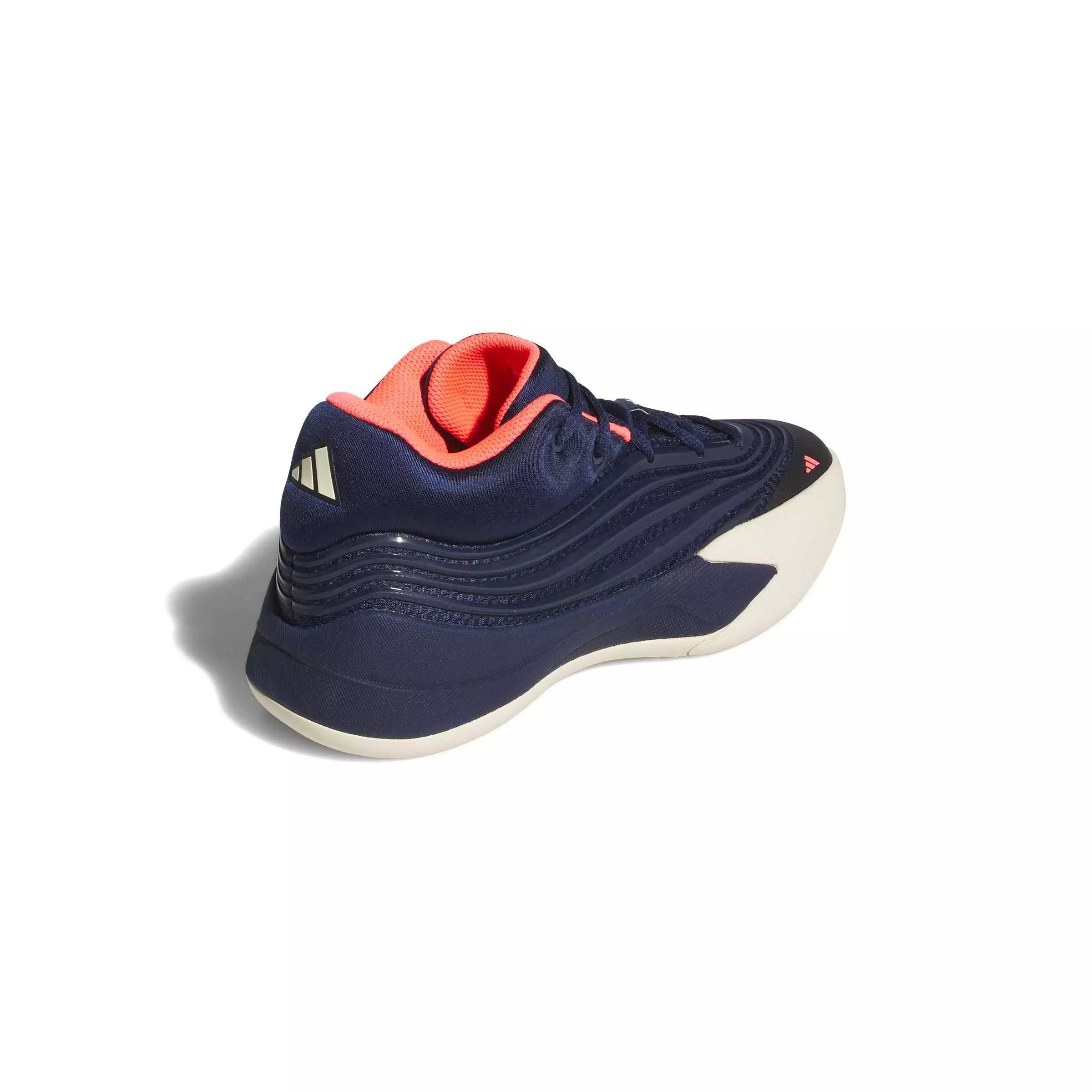 adidas Dame X "Night Indigo/Warm Vanilla/Solar Turbo" Grade School Boys' Basketball Shoe - INDIGO/VANILLA/SOLAR