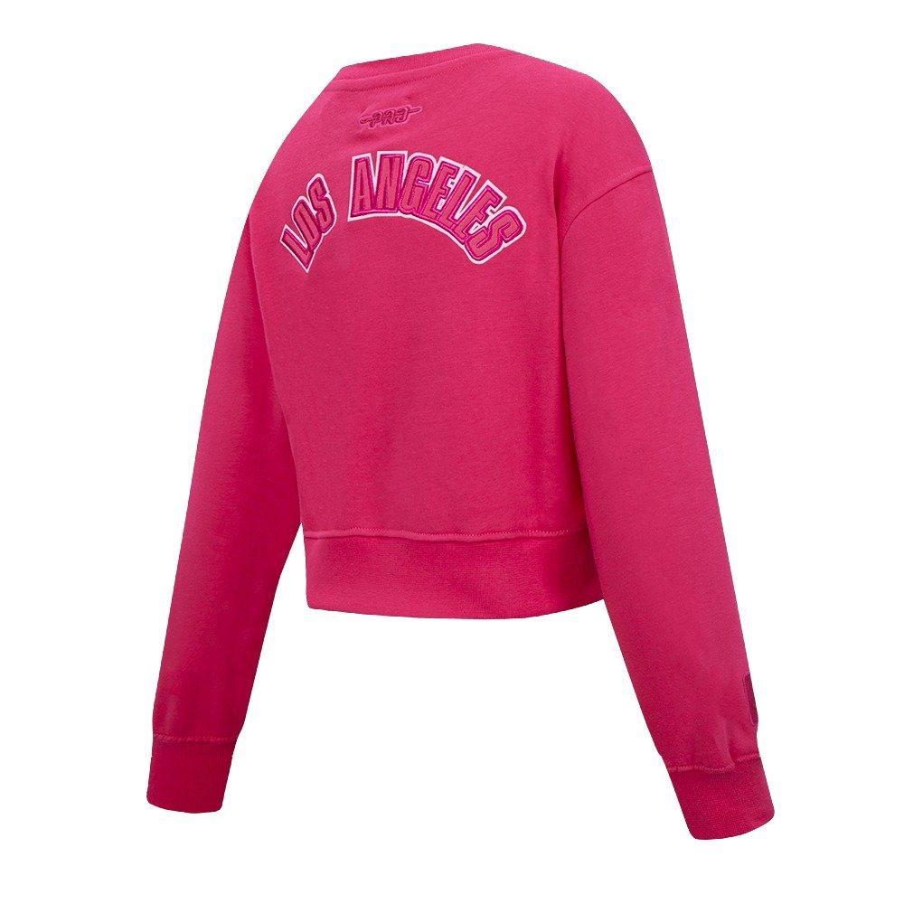 Pro Standard Big Girls' NBA Los Angeles Lakers Triple Pink Fleece Sweatshirt - Pink - PINK Thumbnail View 4