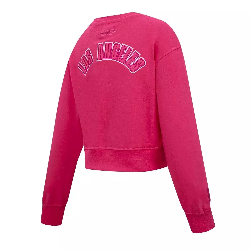 Pro Standard Big Girls' NBA Los Angeles Lakers Triple Pink Fleece Sweatshirt - Pink - PINK