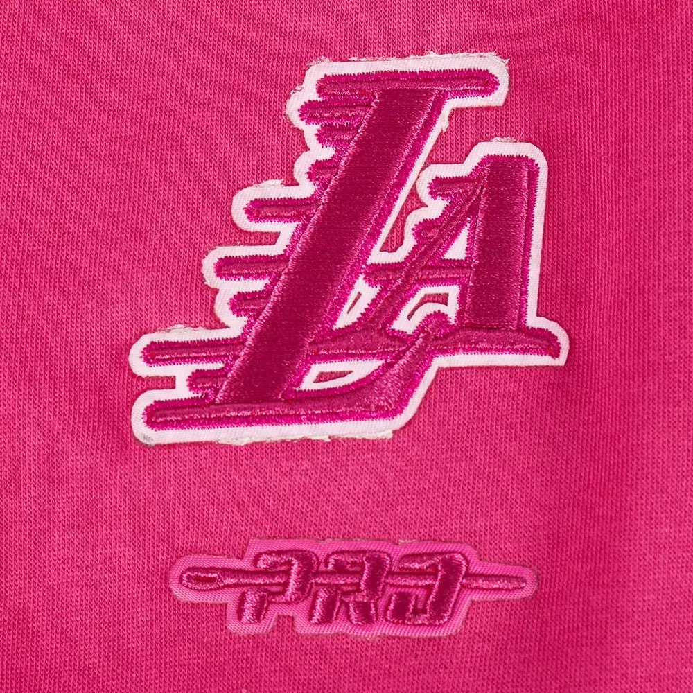 Pro Standard Big Girls' NBA Los Angeles Lakers Triple Pink Fleece Sweatshirt -Pink - PINK