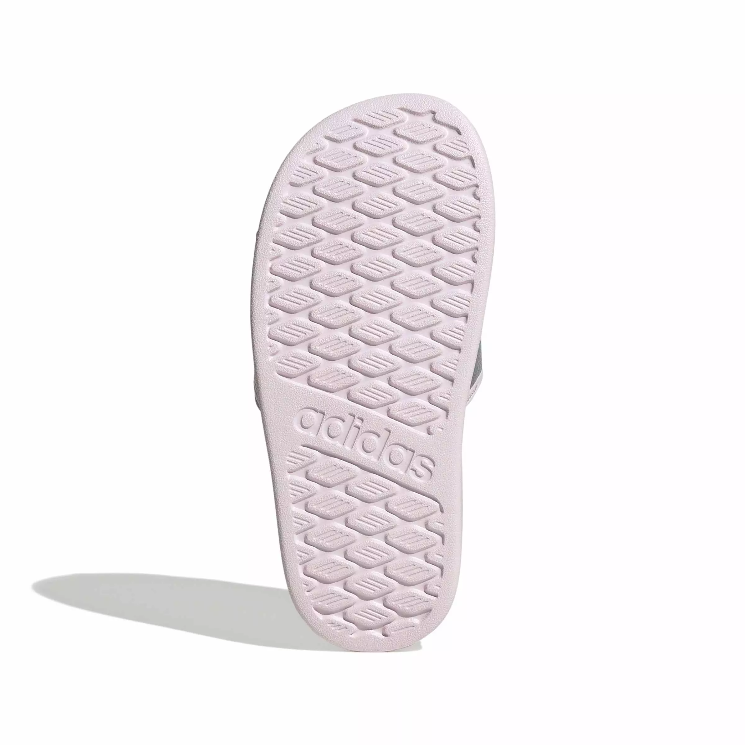adidas Adilette Comfort 2.0 "Almost Pink/Silver Metallic/Almost Pink" Preschool Girls' Slide - PINK/SILVER/PINK