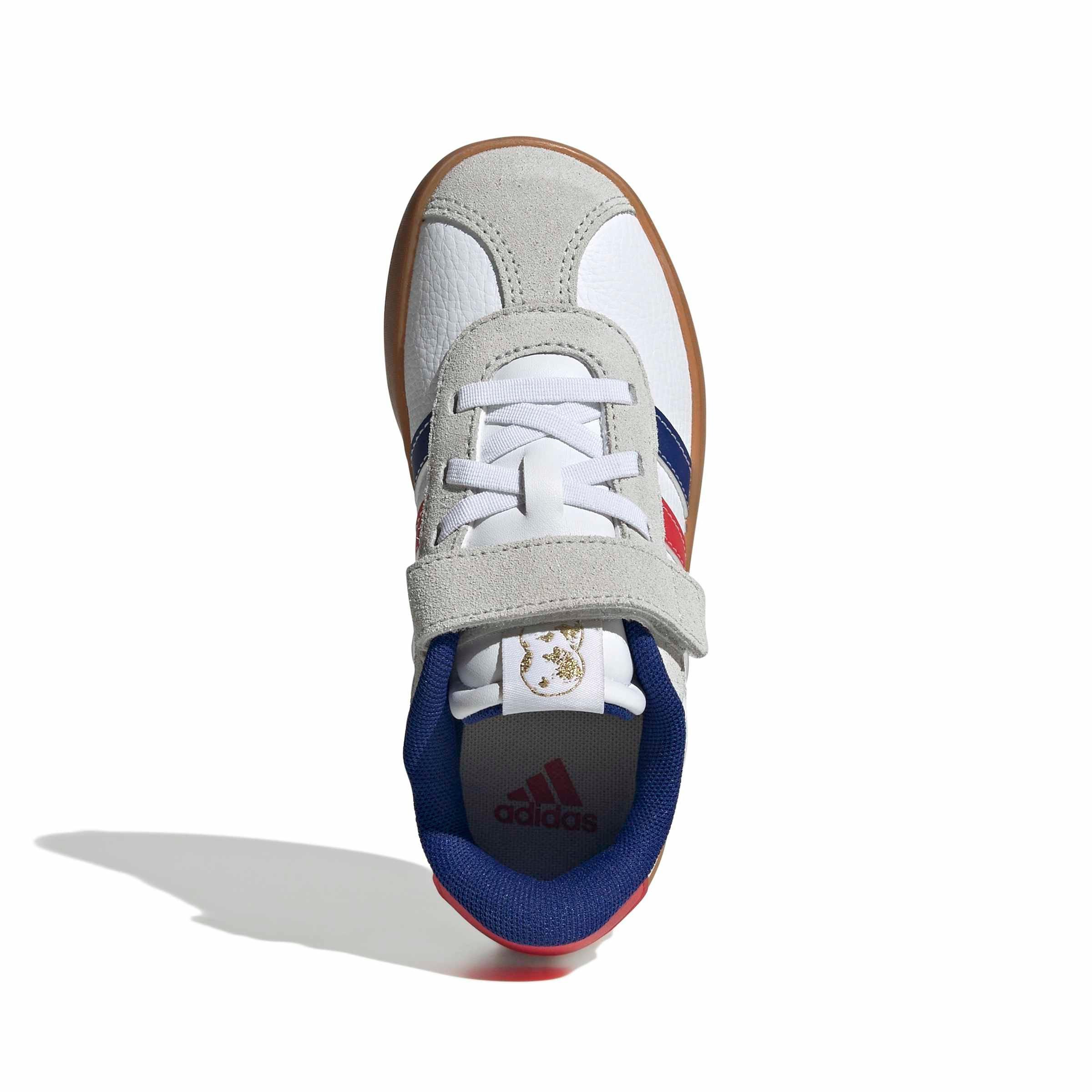 adidas VL Court 3.0 "Ftwr White/Pure Ruby/Mystery Ink" Preschool Boys' Shoe - WHITE/RUBY/INK