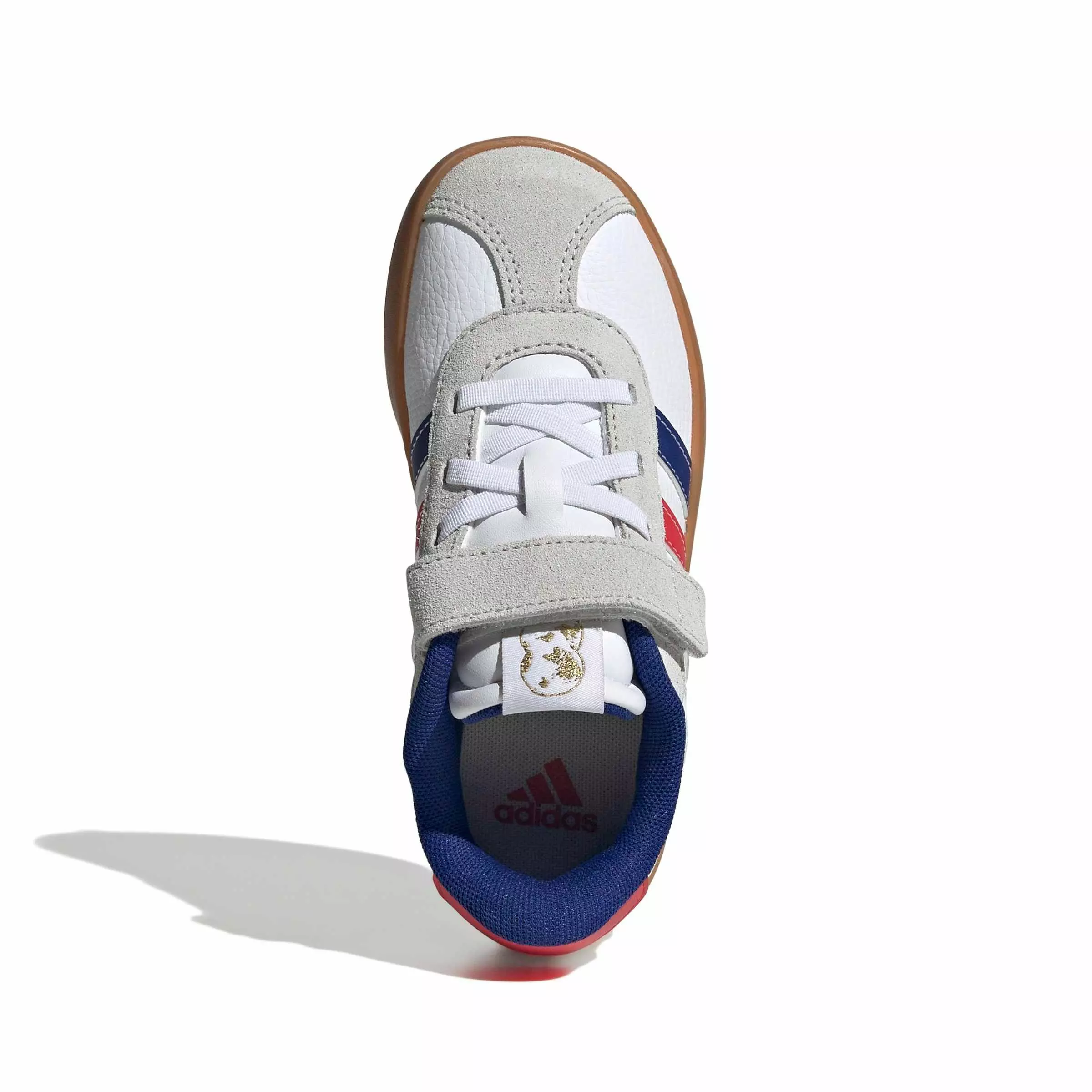 adidas VL Court 3.0 "Ftwr White/Pure Ruby/Mystery Ink" Preschool Boys' Shoe - WHITE/RUBY/INK