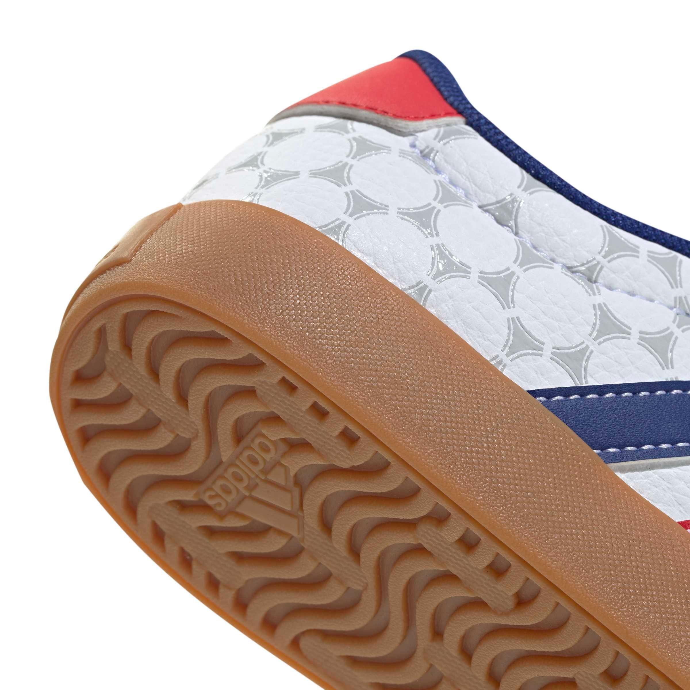 adidas VL Court 3.0 "Ftwr White/Pure Ruby/Mystery Ink" Preschool Boys' Shoe - WHITE/RUBY/INK