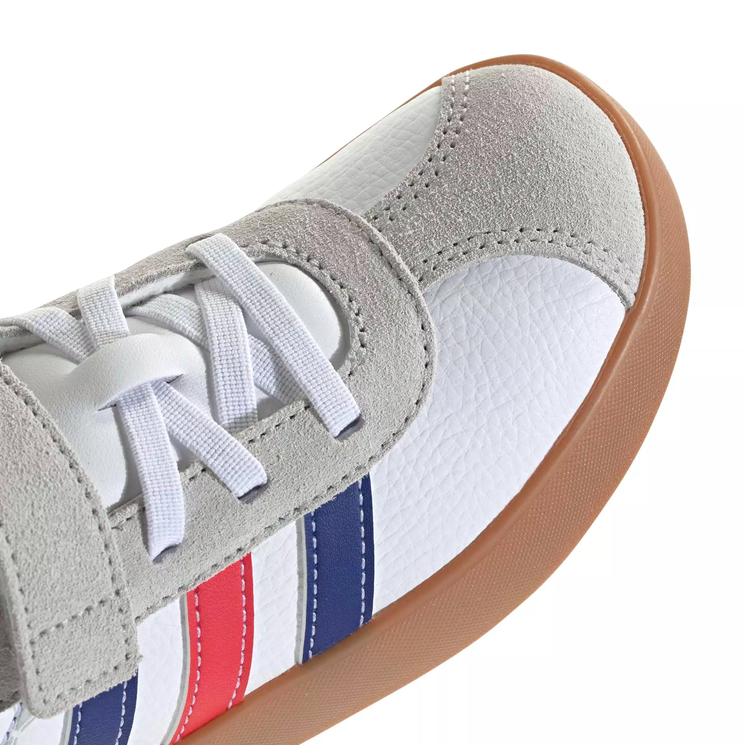 adidas VL Court 3.0 "Ftwr White/Pure Ruby/Mystery Ink" Preschool Boys' Shoe - WHITE/RUBY/INK