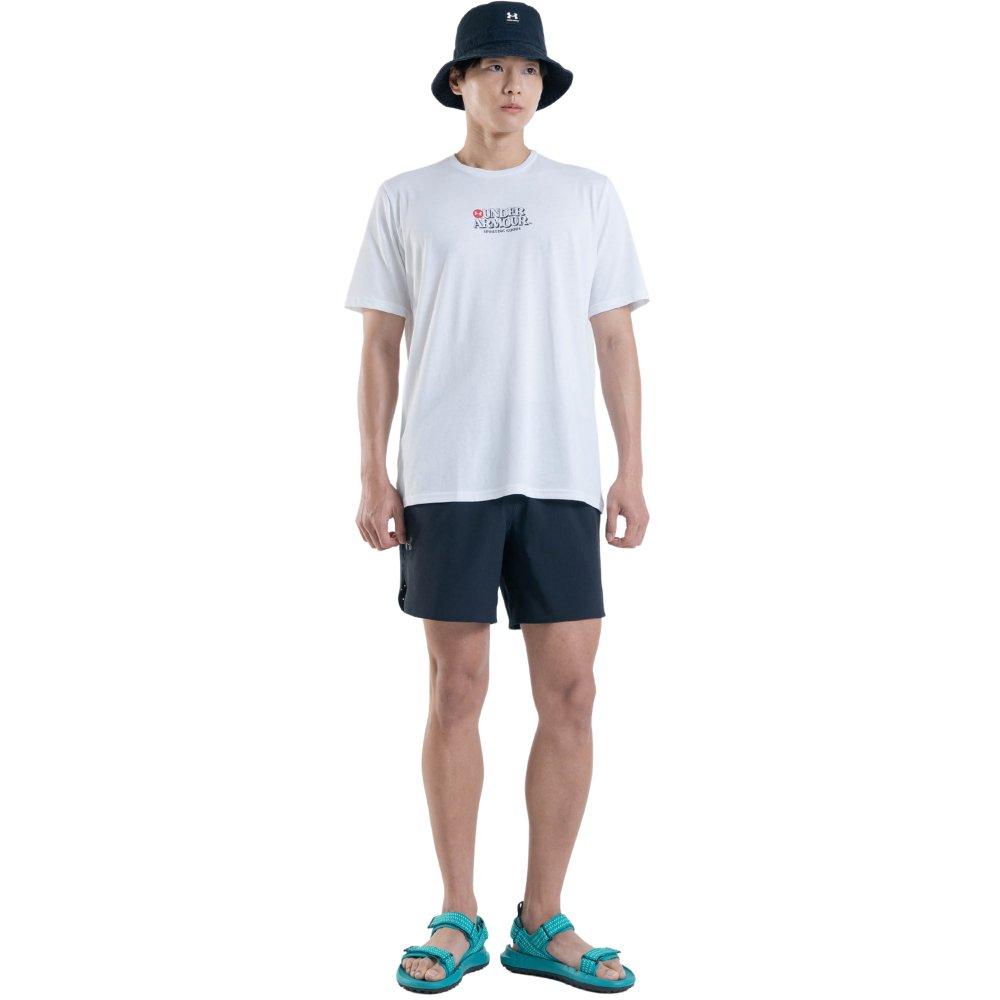 Under Armour Men's Peak Woven Shorts - BLACK/GREY Thumbnail View 7