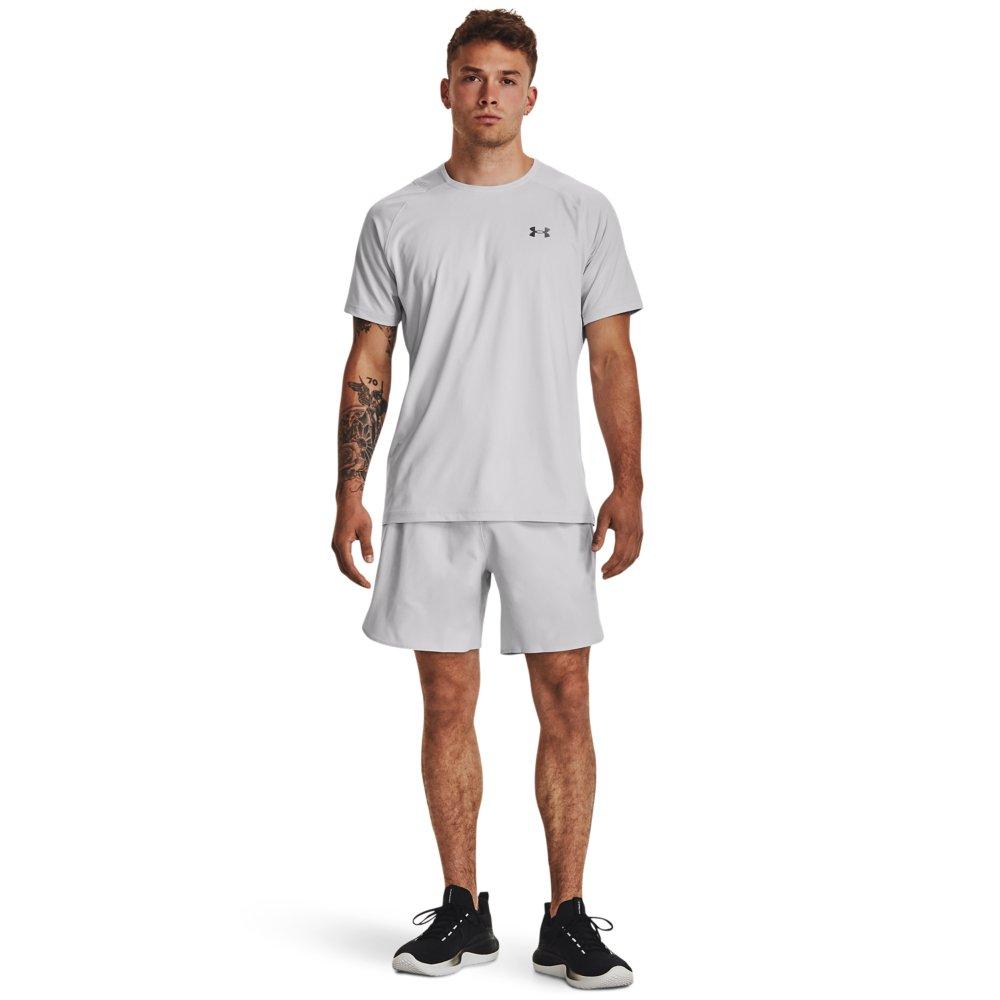 Under Armour Men's Peak Woven Shorts - GREY Thumbnail View 3