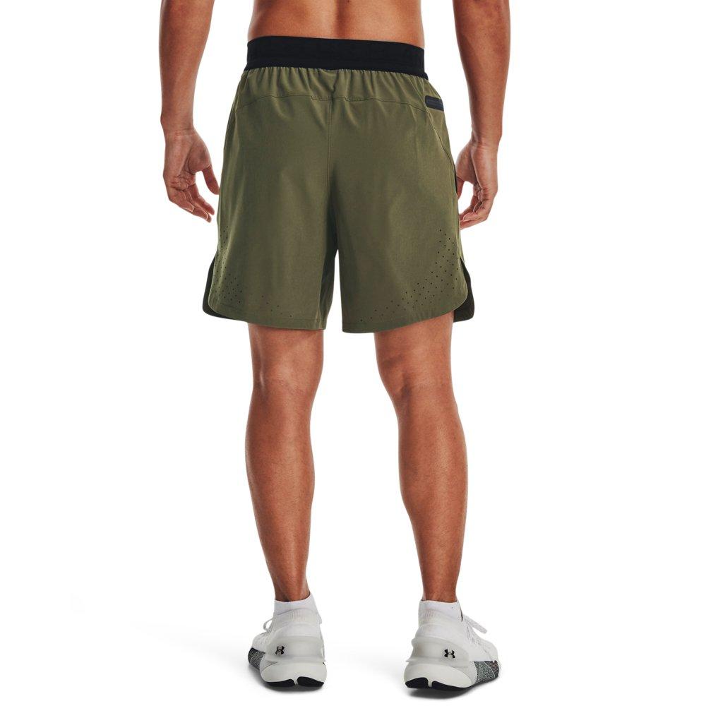 Under Armour Men's Peak Woven Shorts - GREEN Thumbnail View 2