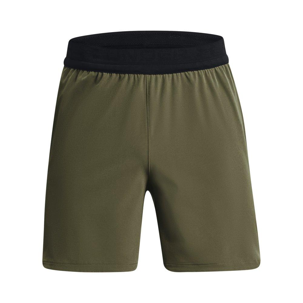 Under Armour Men's Peak Woven Shorts - GREEN Thumbnail View 5