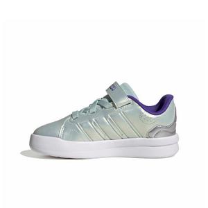 adidas Lightorama Court "Halo Mint/Solar Purple/Ice Lavender" Preschool Girls' Shoe - MINT/PURPLE/LAVENDER