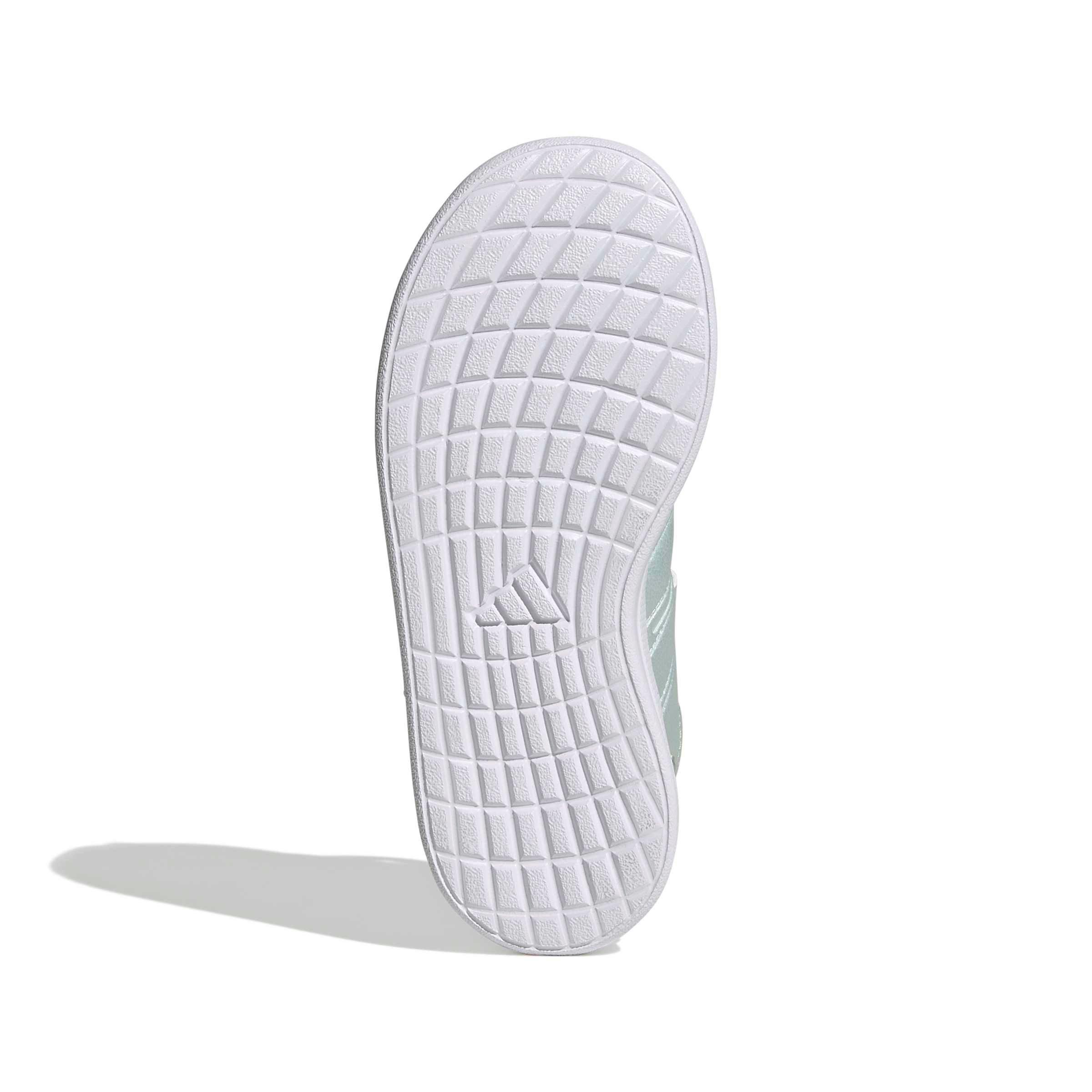 adidas Lightorama Court "Halo Mint/Solar Purple/Ice Lavender" Preschool Girls' Shoe - MINT/PURPLE/LAVENDER
