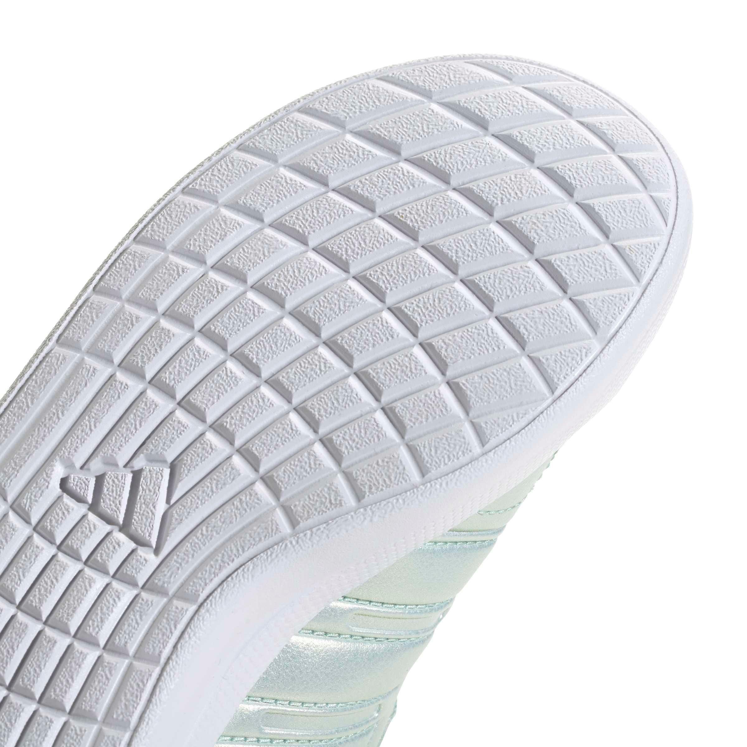 adidas Lightorama Court "Halo Mint/Solar Purple/Ice Lavender" Preschool Girls' Shoe - MINT/PURPLE/LAVENDER