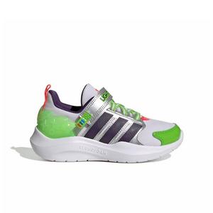 adidas Pixar Toy Story Lightorama Runner "Ftwr White/Violet/Lucid Red" Preschool Girls' Shoe - WHITE/VIOLET/RED