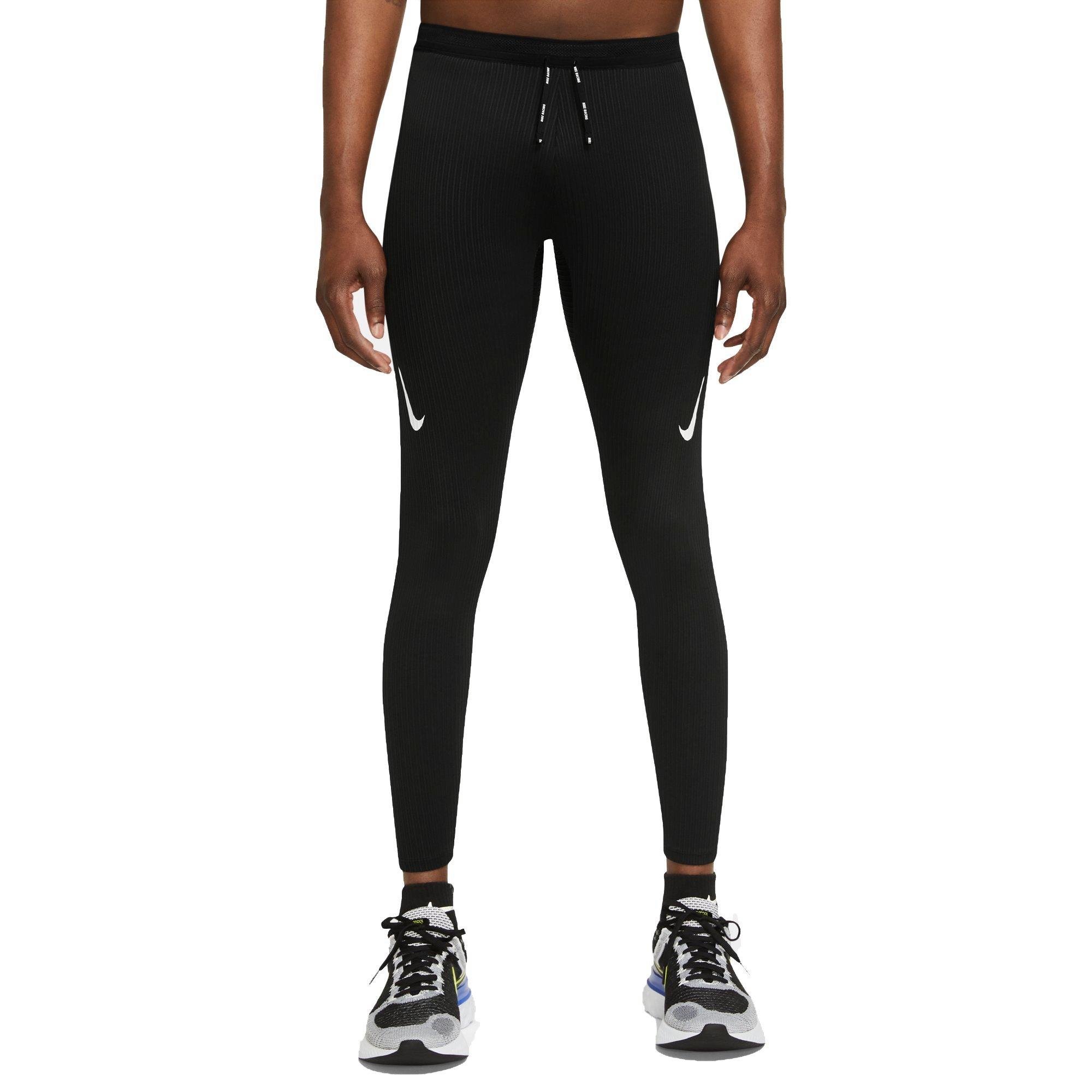 Nike Women's Swift Dri-FIT Mid-Rise Running Pants - Black - Hibbett