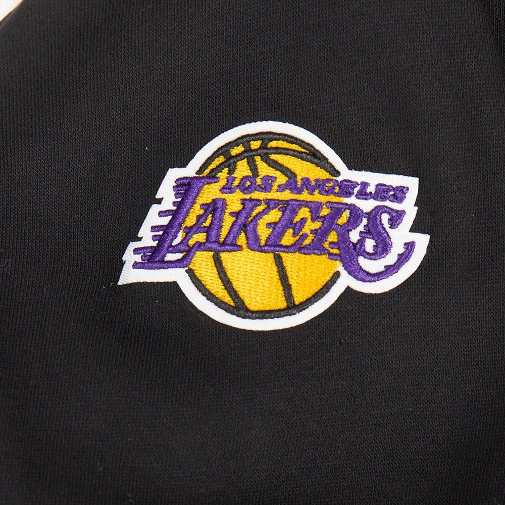 Pro Standard Big Girls' NBA Los Angeles Lakers Classic Fleece Full-Zip Jacket -Black - BLACK Thumbnail View 5