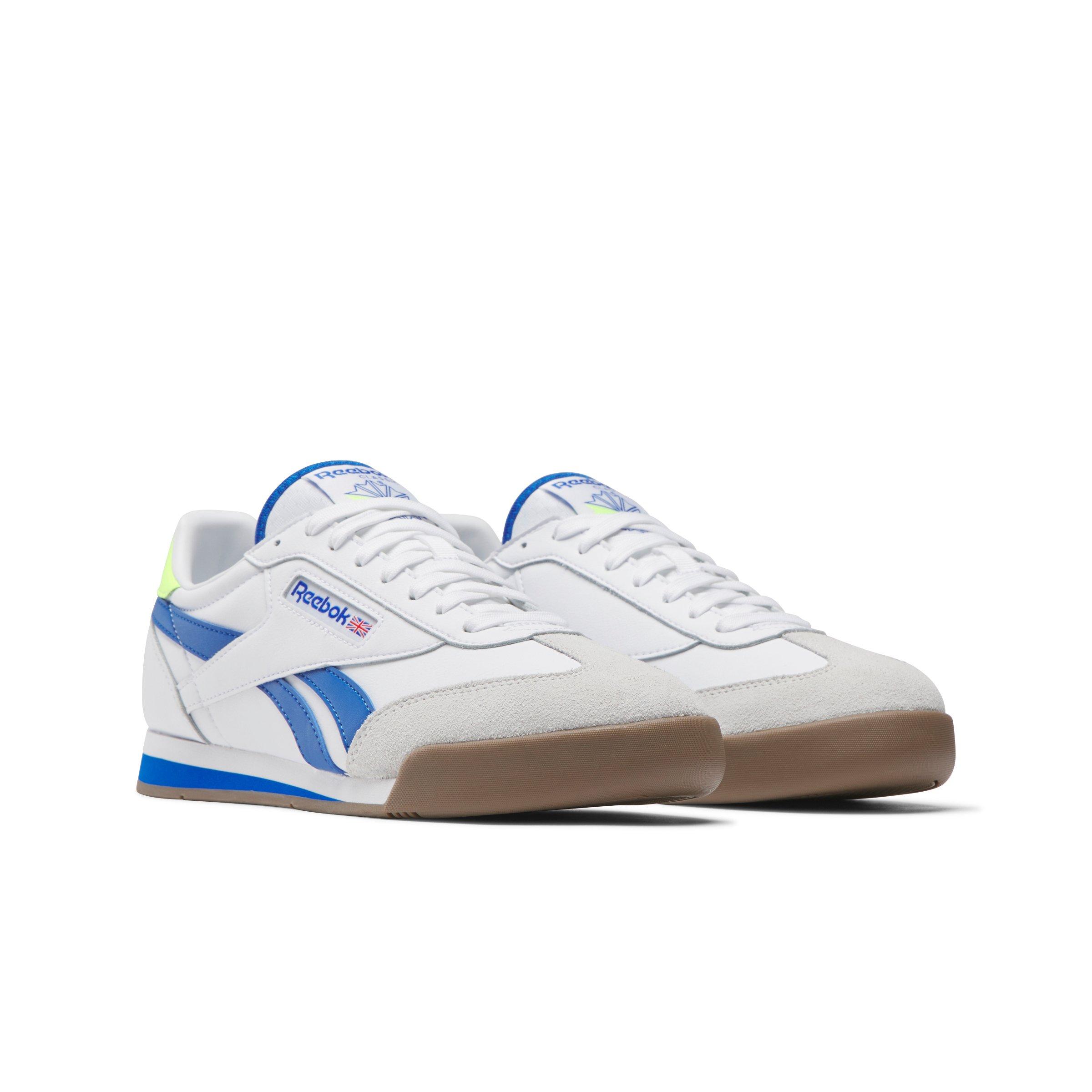 Reebok Campio XT "Ftwr White/Optimum Blue/Gum" Men's Shoe - WHITE/BLUE/GUM Thumbnail View 2