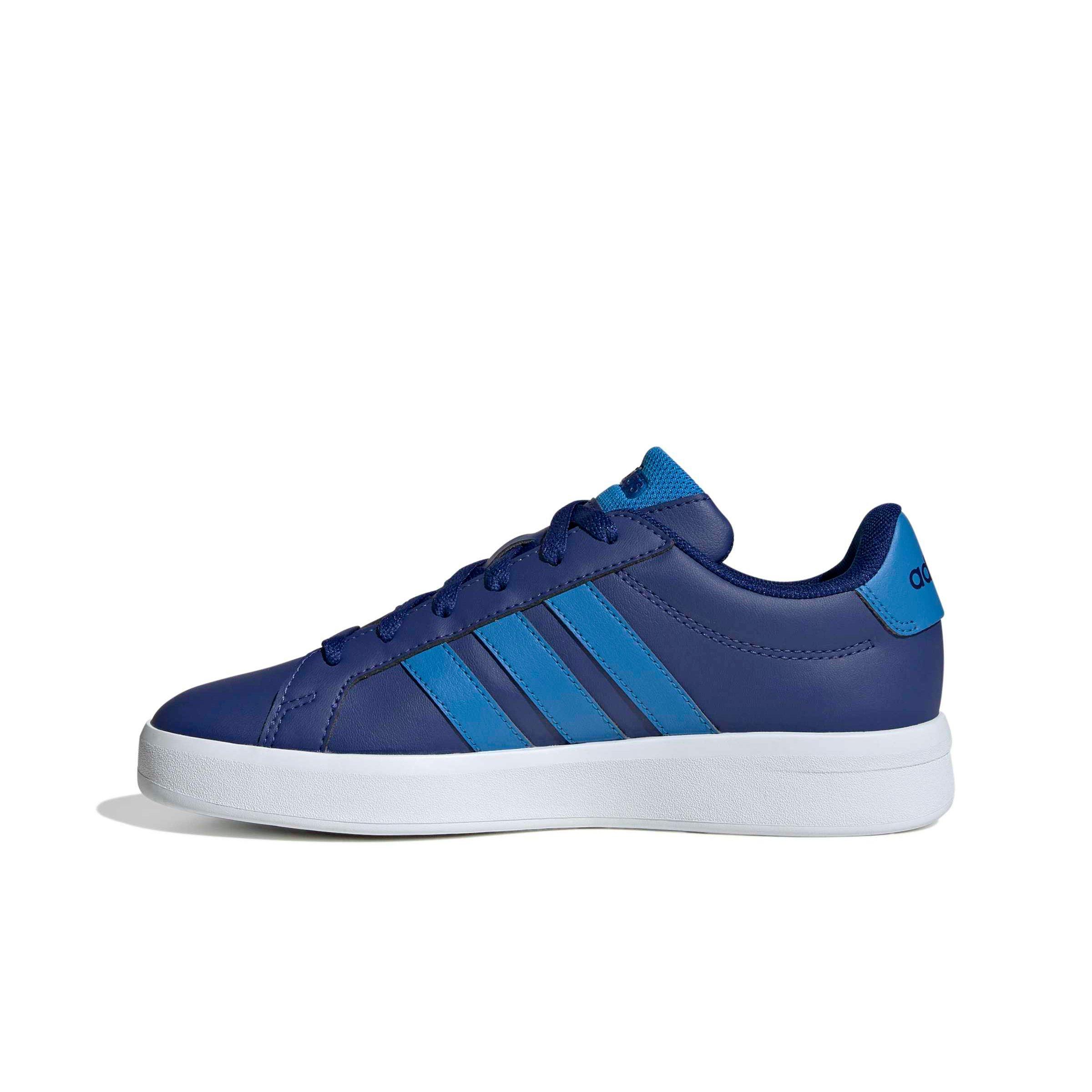 adidas Grand Court 3.0 "Mystery Ink/Lucid Ray Blue/Mystery Ink" Grade School Girls' Shoe - INK/BLUE/INK