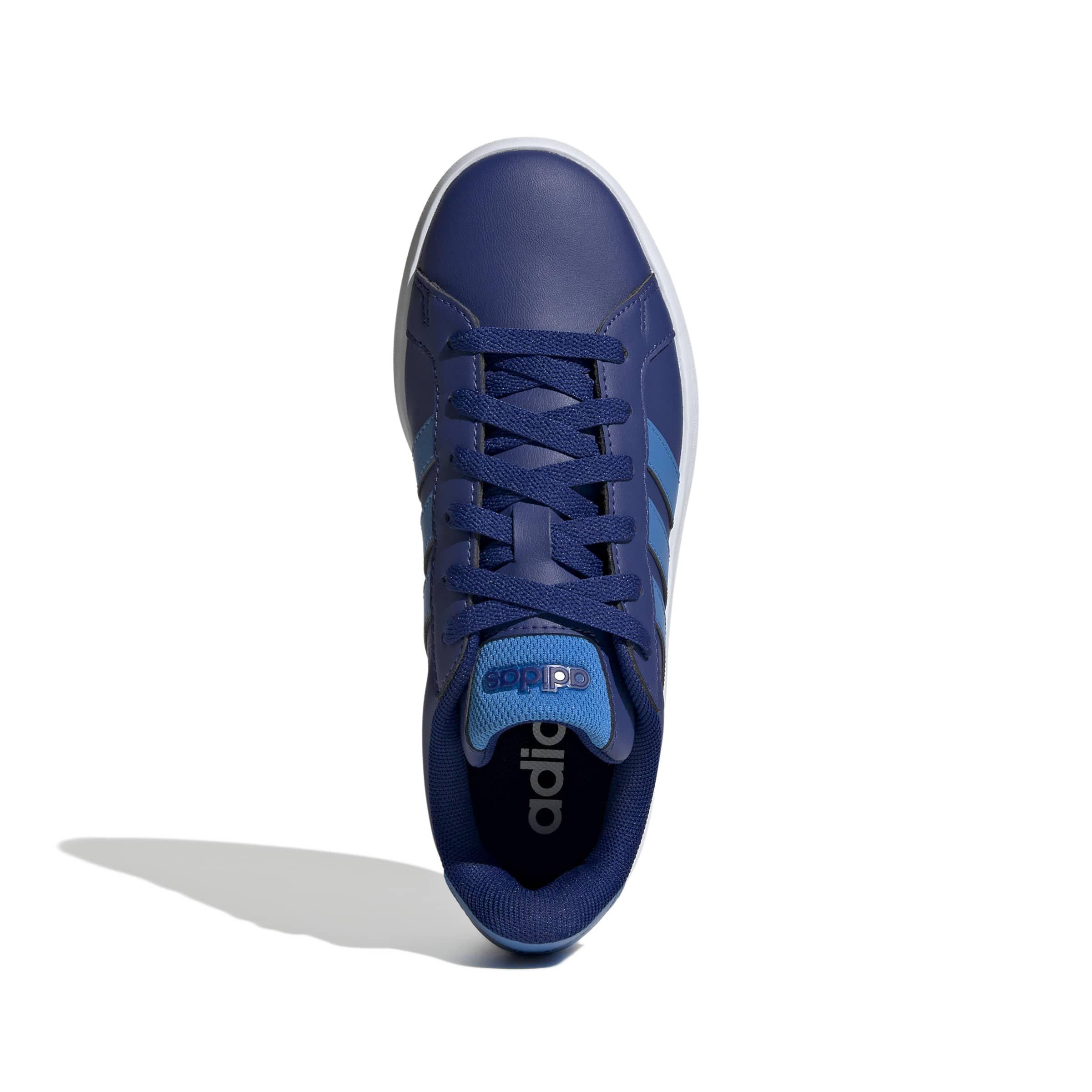 adidas Grand Court 3.0 "Mystery Ink/Lucid Ray Blue/Mystery Ink" Grade School Girls' Shoe - INK/BLUE/INK
