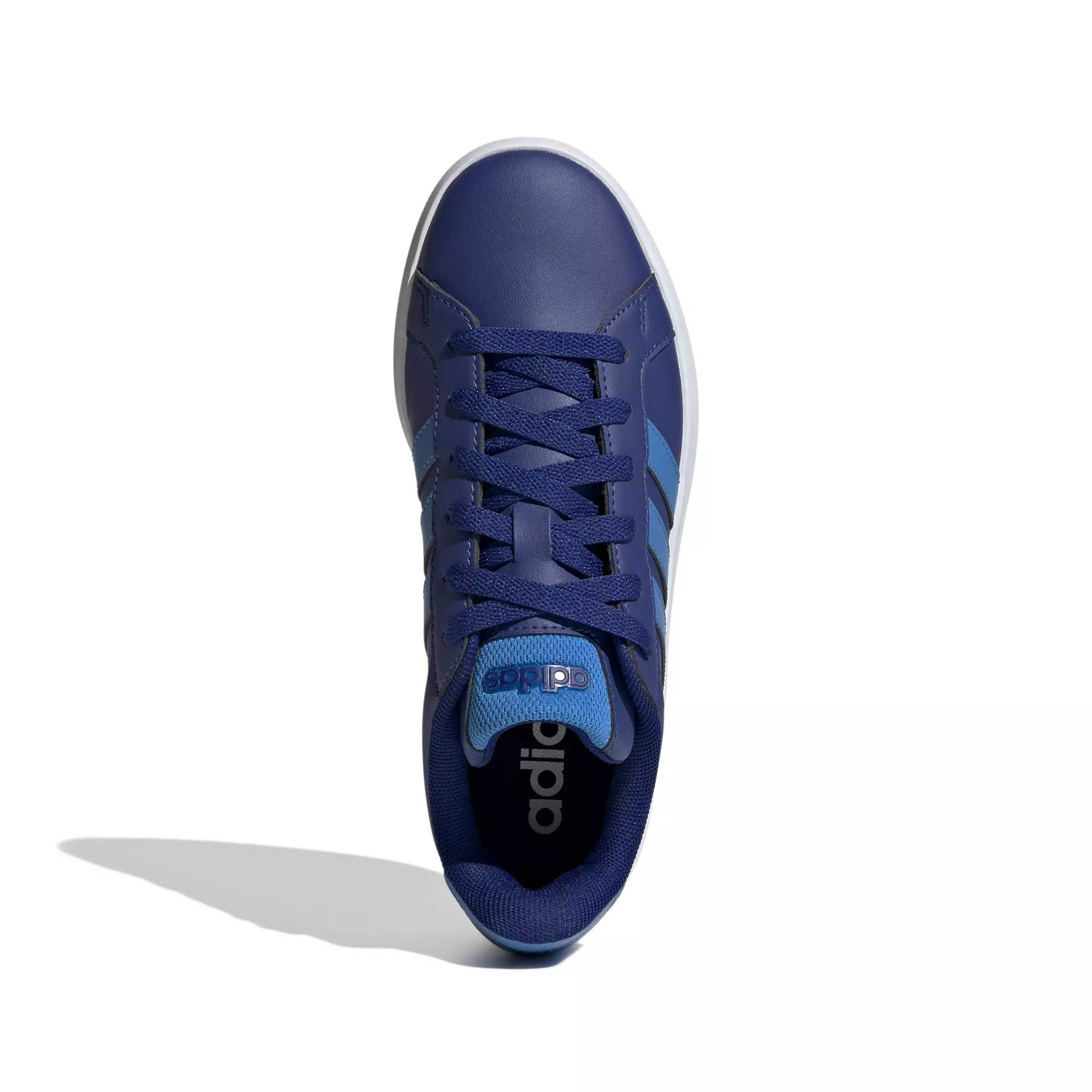 adidas Grand Court 3.0 "Mystery Ink/Lucid Ray Blue/Mystery Ink" Grade School Girls' Shoe - INK/BLUE/INK