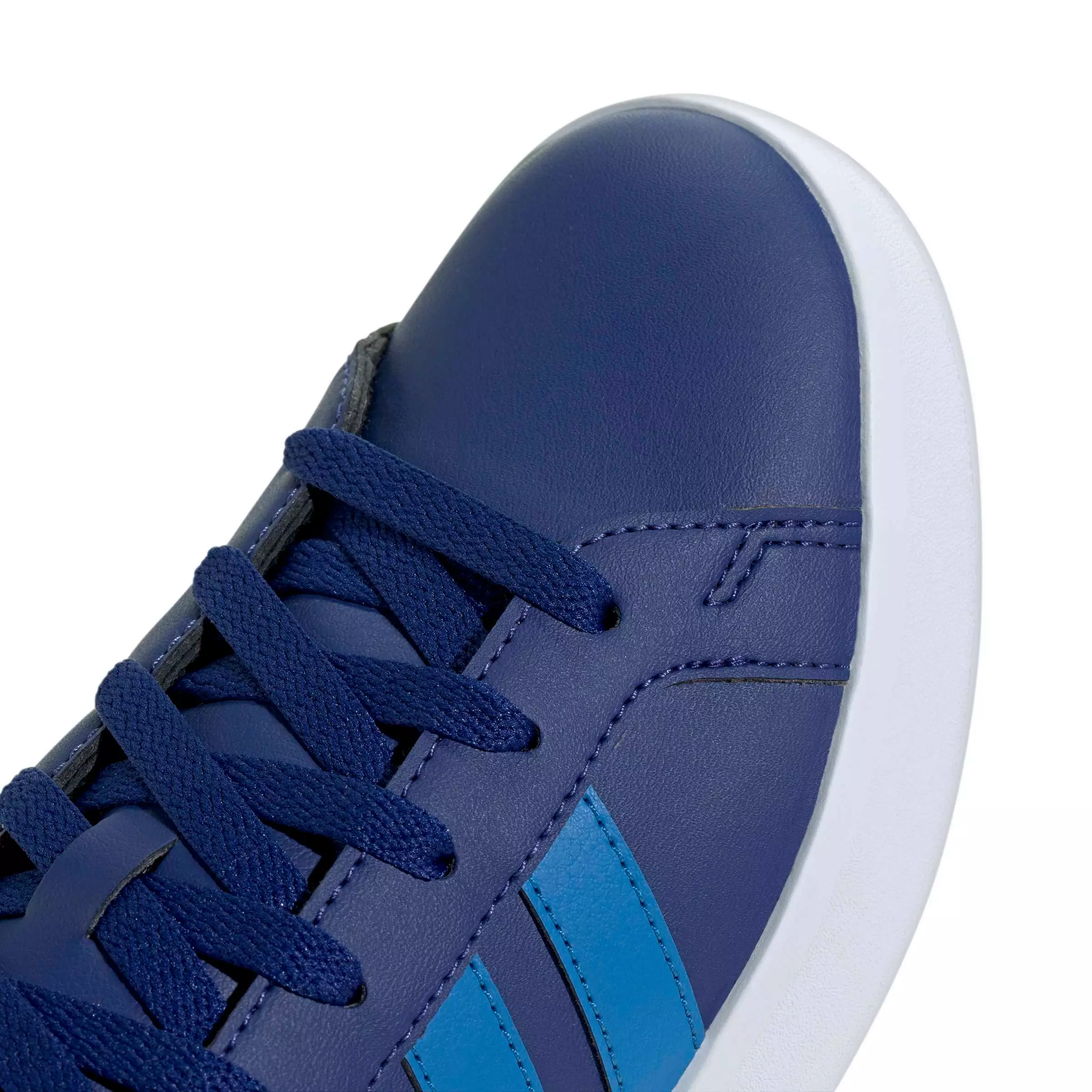 adidas Grand Court 3.0 "Mystery Ink/Lucid Ray Blue/Mystery Ink" Grade School Girls' Shoe - INK/BLUE/INK