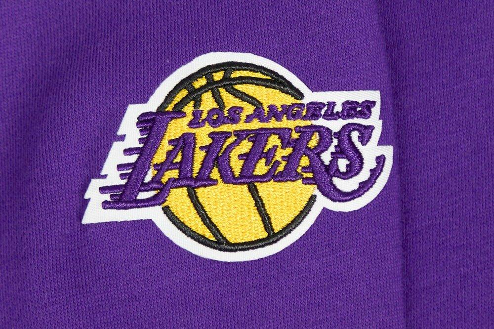 Pro Standard Big Girls' NBA Los Angeles Lakers Classic Fleece Full-Zip Jacket -Purple - PURPLE Thumbnail View 4
