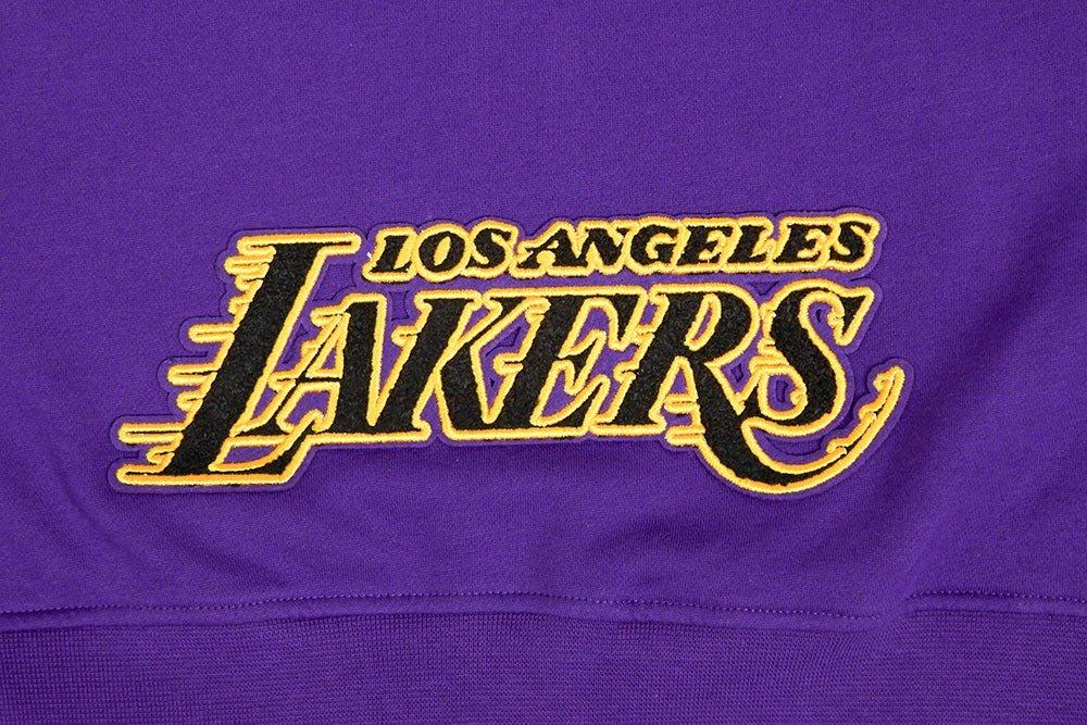 Pro Standard Big Girls' NBA Los Angeles Lakers Classic Fleece Full-Zip Jacket - Purple - PURPLE Thumbnail View 5