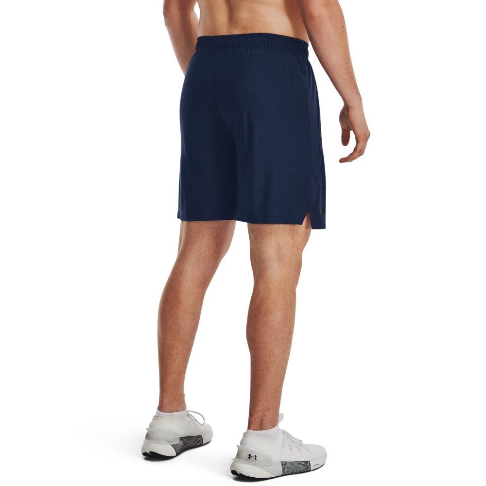 Under Armour Men's Tech Vent Shorts - Black - DK BLUE Thumbnail View 2