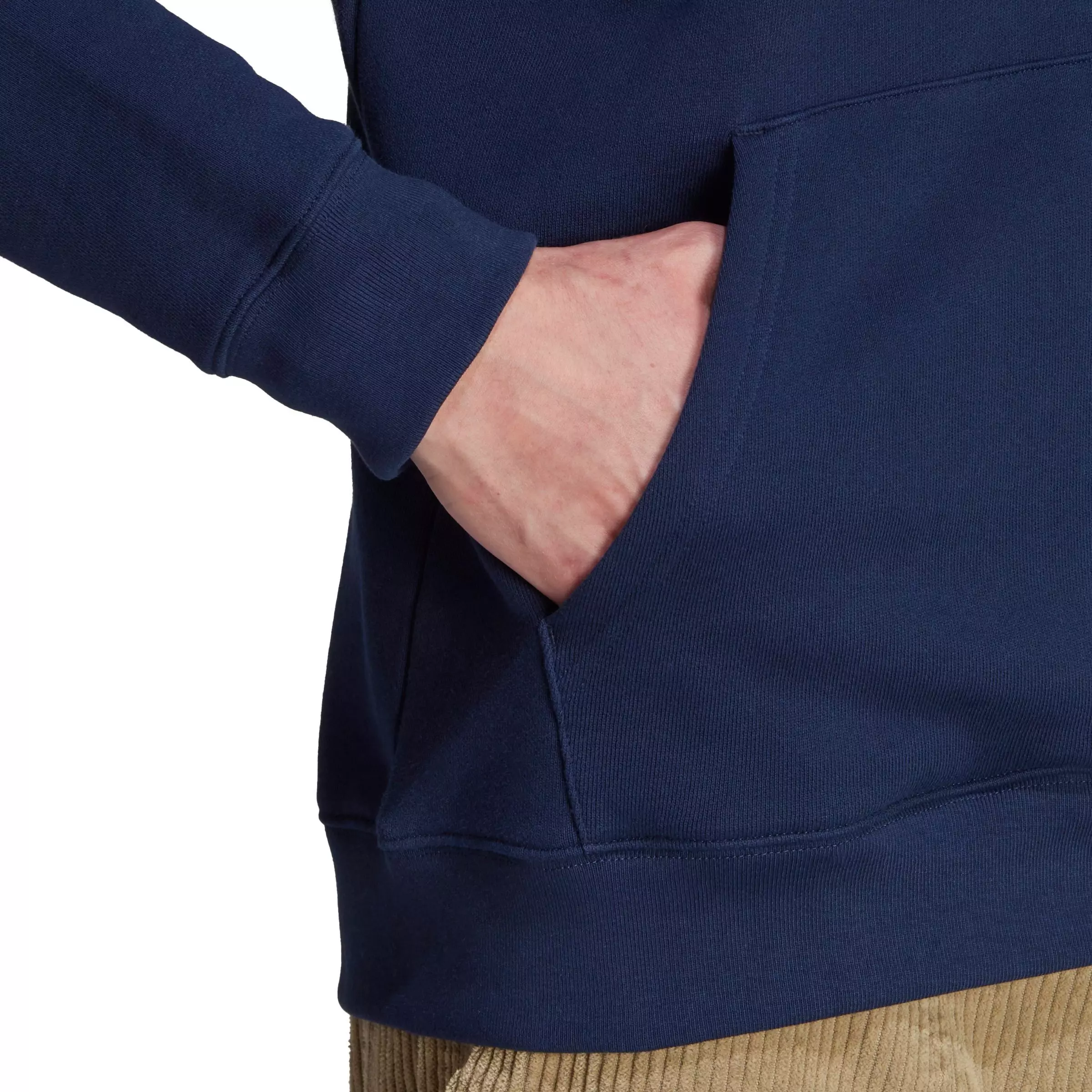 adidas Originals Men's Adicolor Classics Trefoil Heritage Hoodie-Navy - NAVY